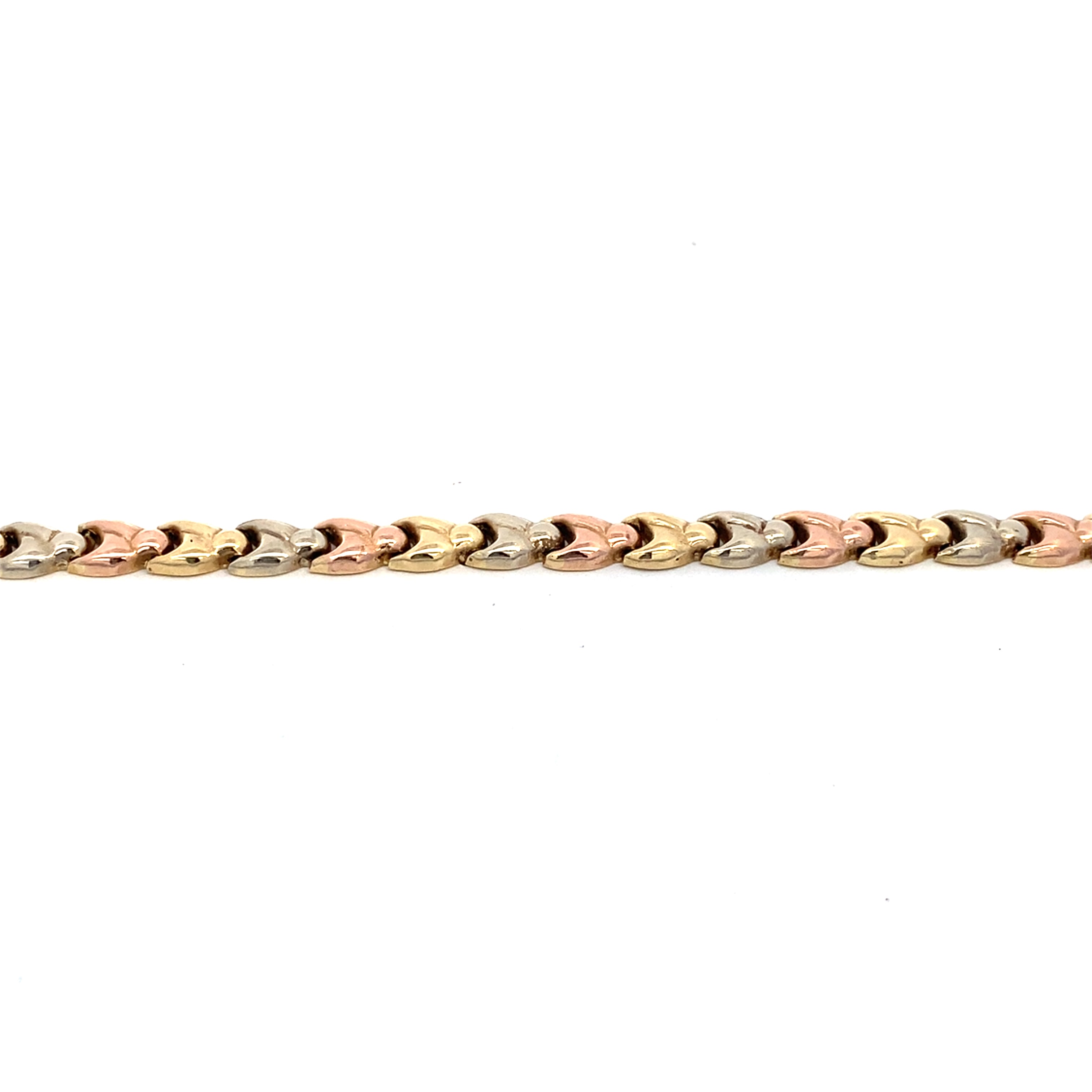 Damenarmband Tricolor 585