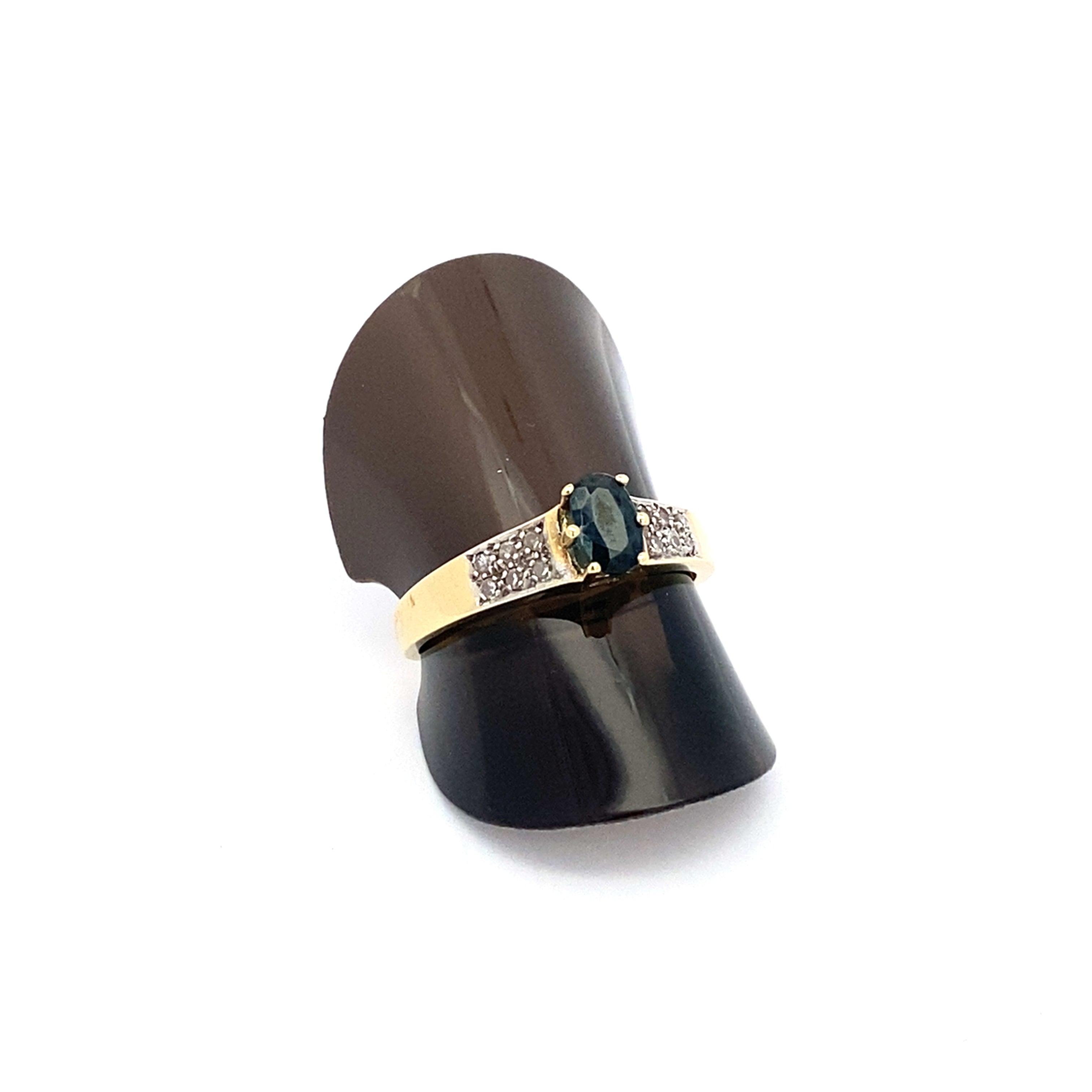 Damenring Gelbgold 585 mit Diamanten