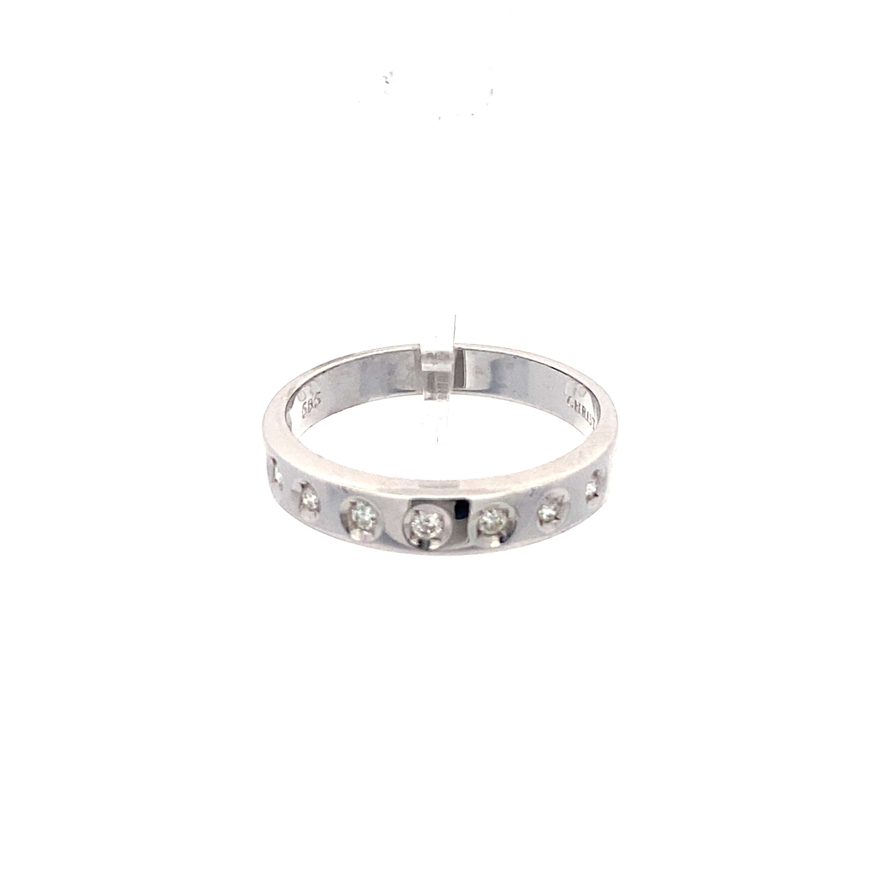 Brillantring Weißgold 585