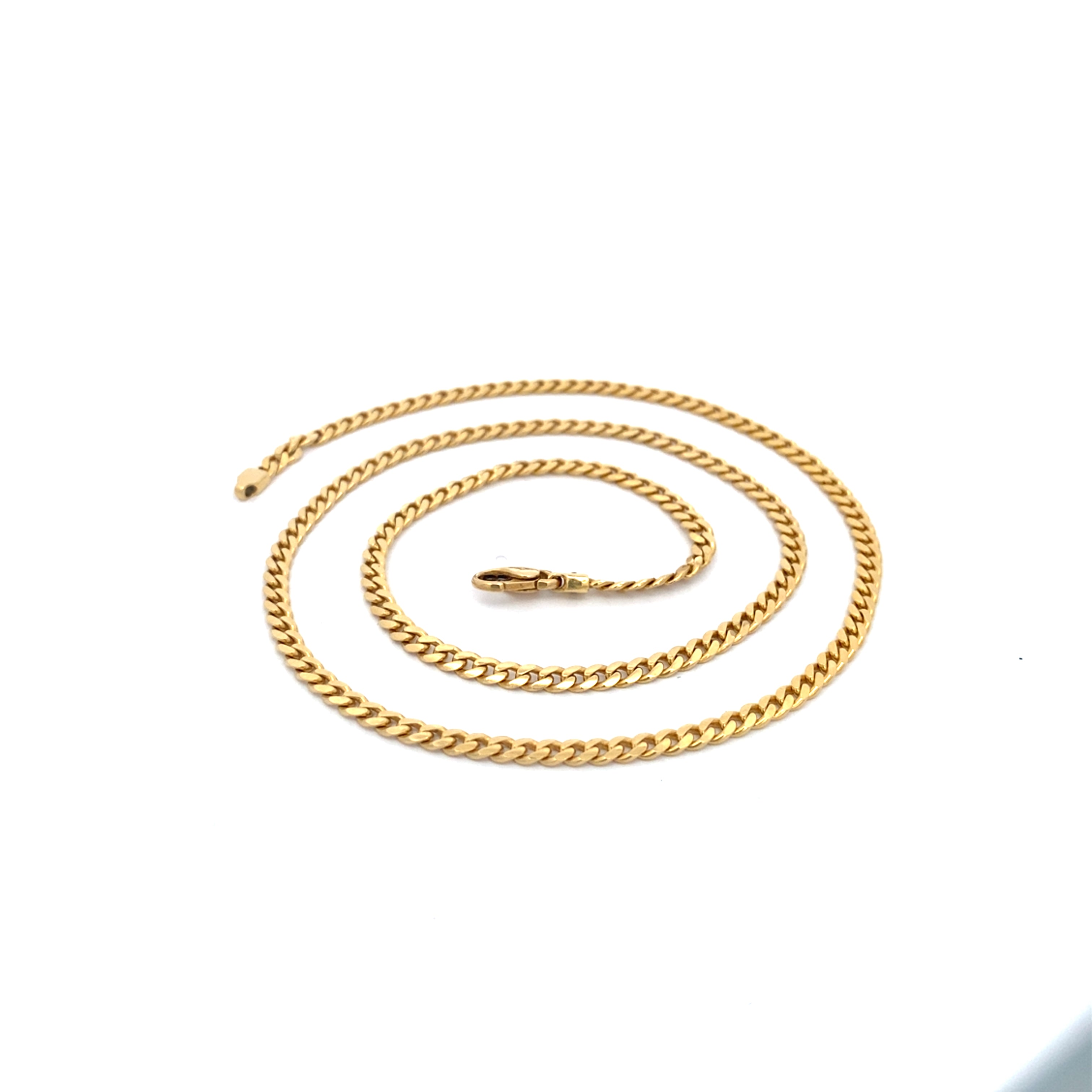 Flachpanzerkette Gelbgold 585