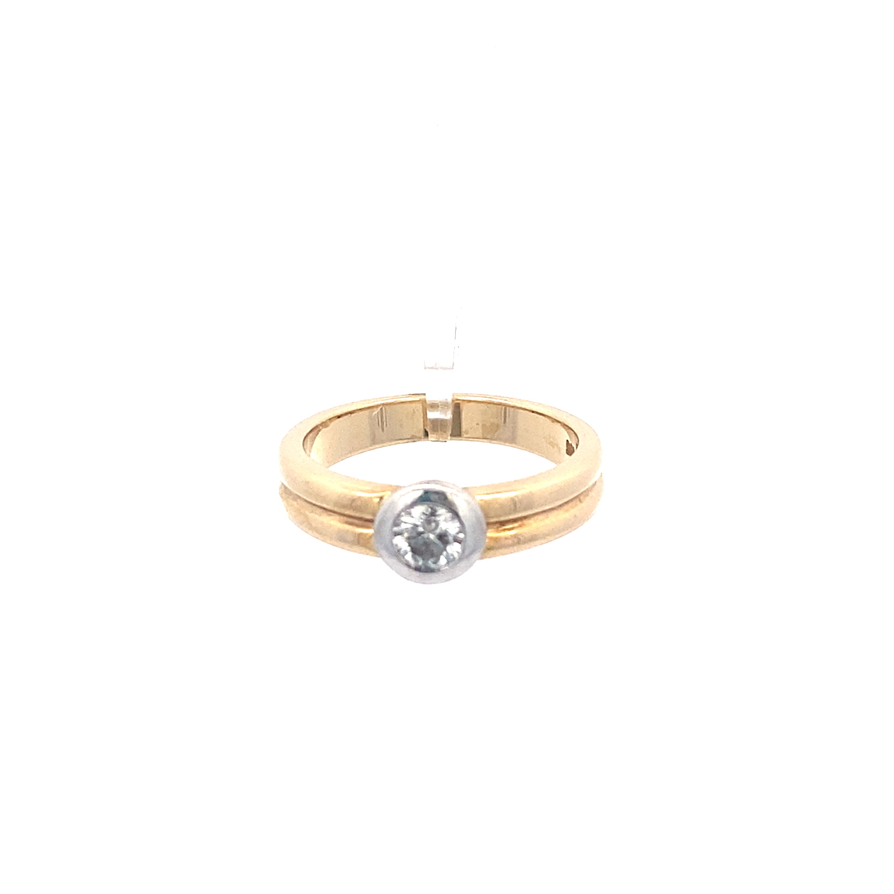 Brillantring Gelbgold 585