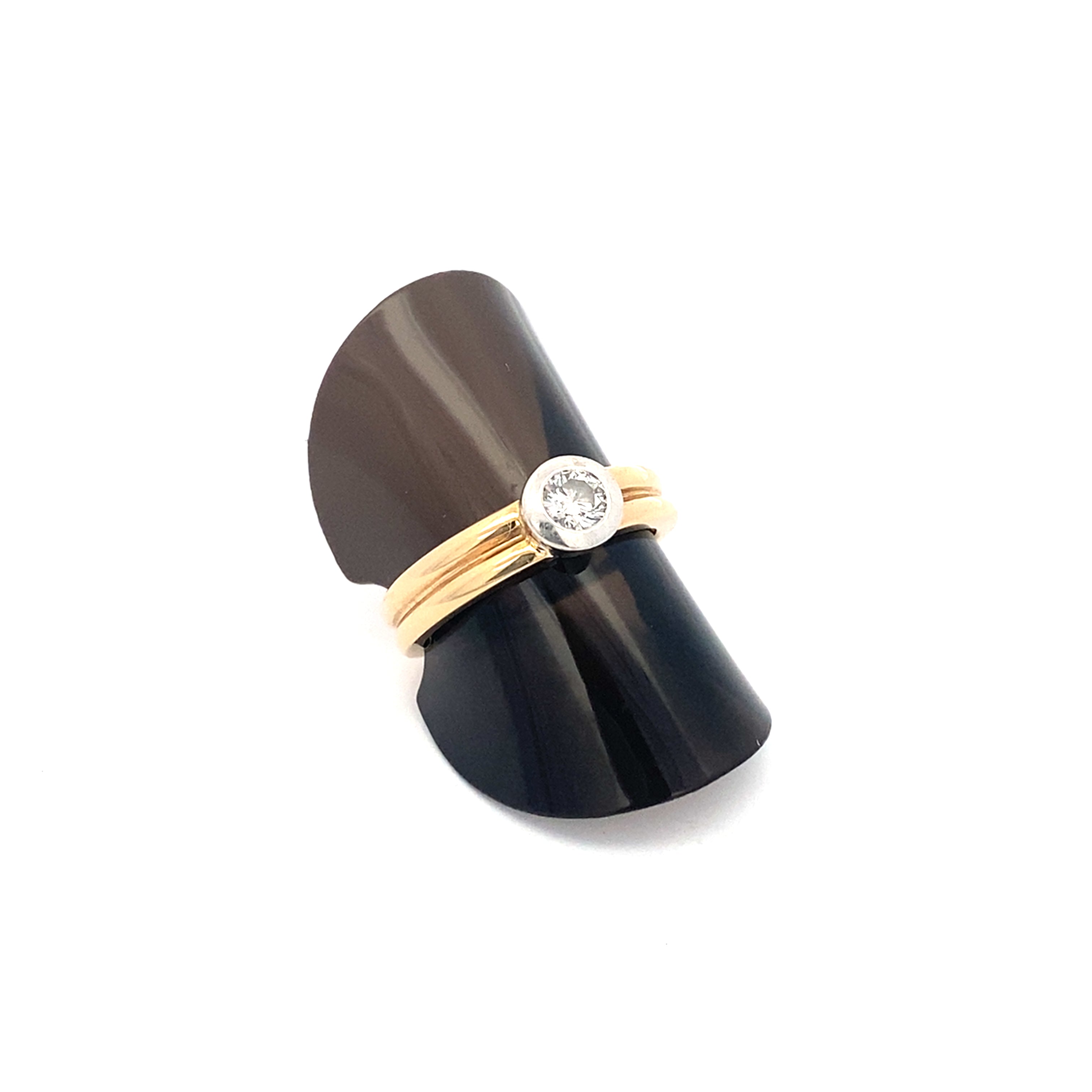 Brillantring Gelbgold 585