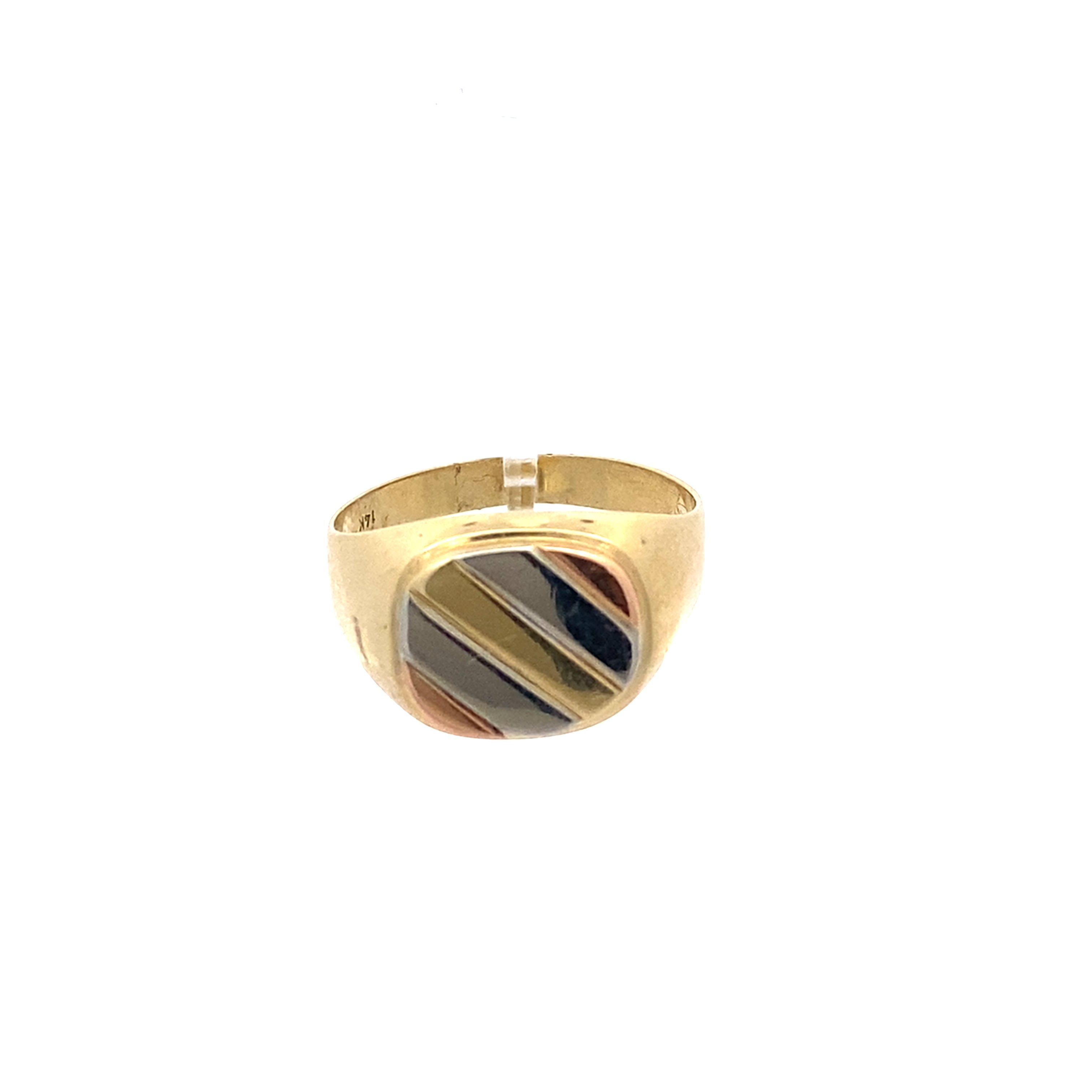 Tricolor Ring 585 Gold