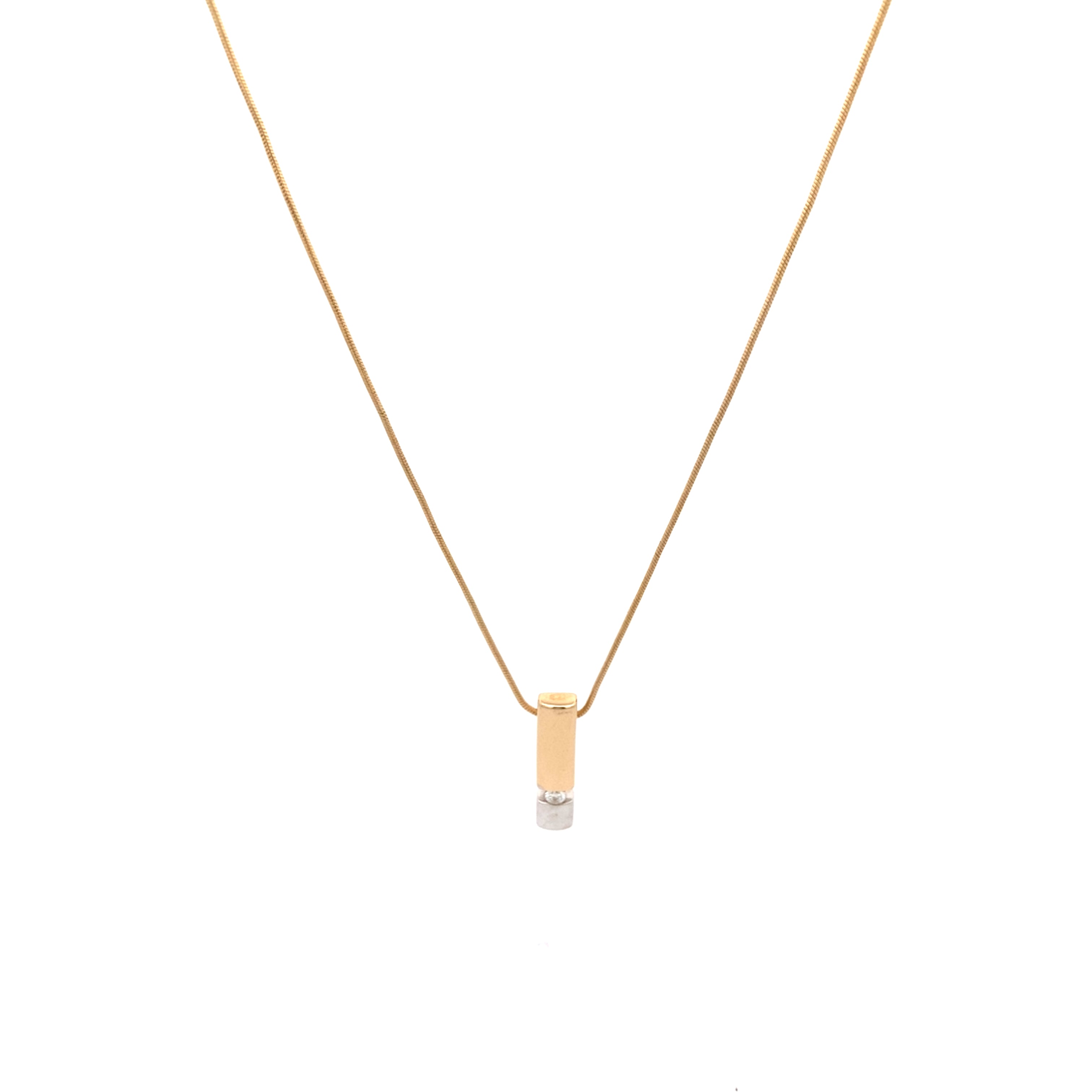 Kette mit Schmuckanhänger Gelbgold 585