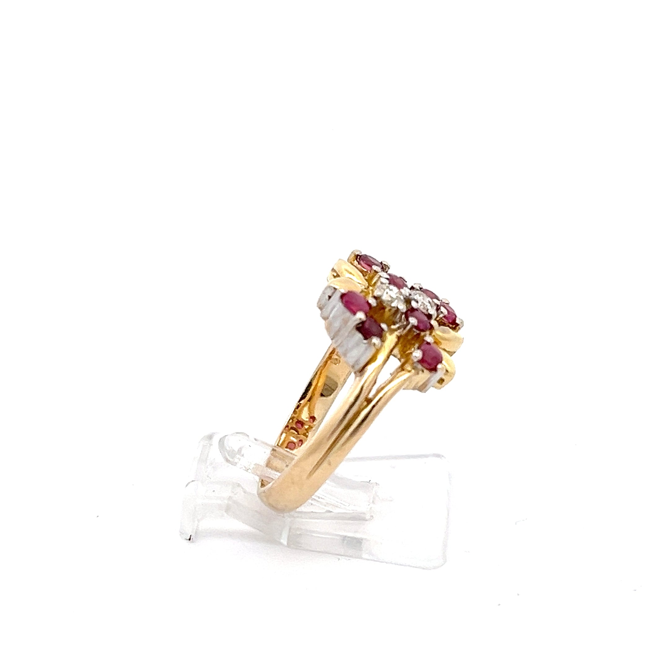 Ring Gelb Gold 585 14kt. 2 Brill