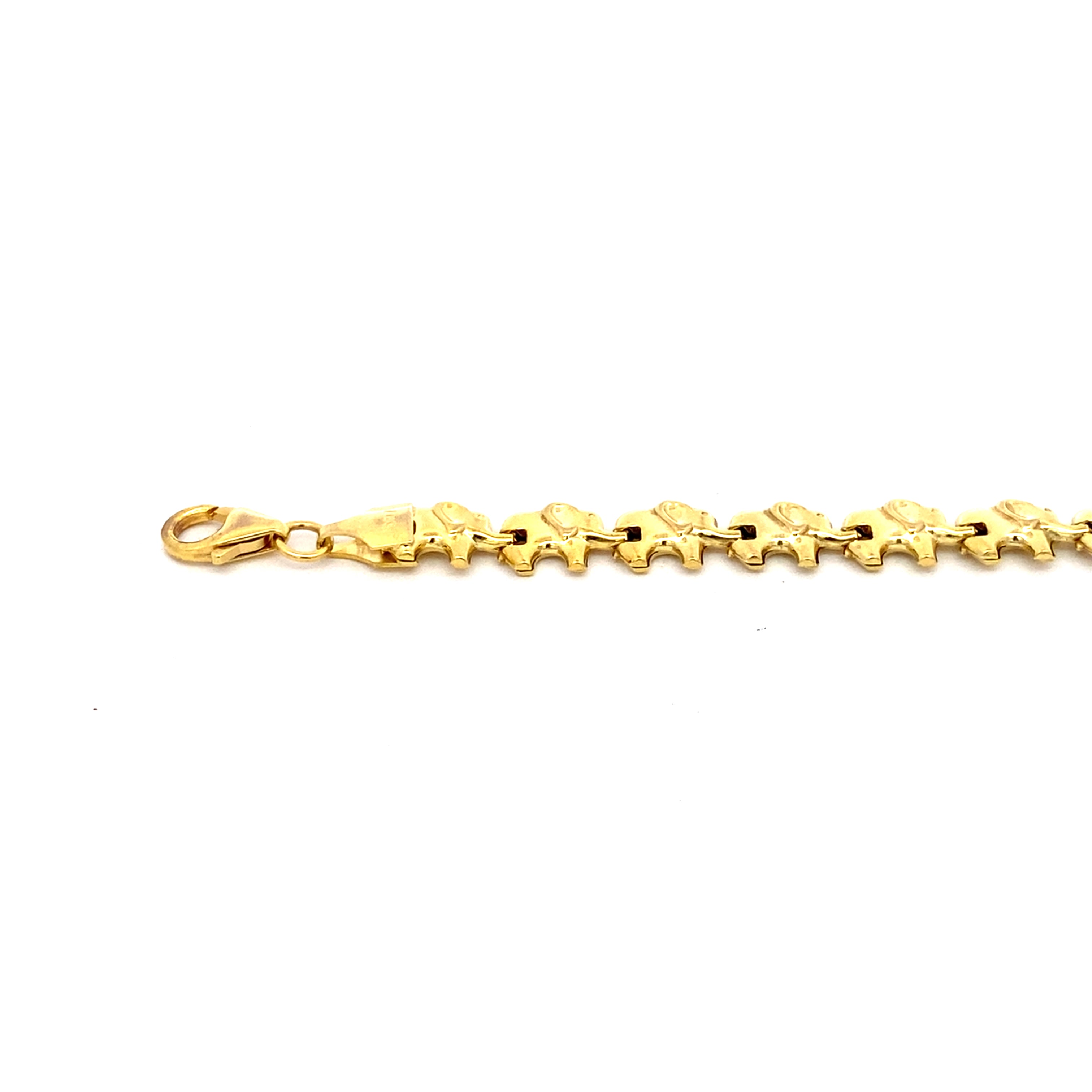 Elefantenarmband Gelbgold 333