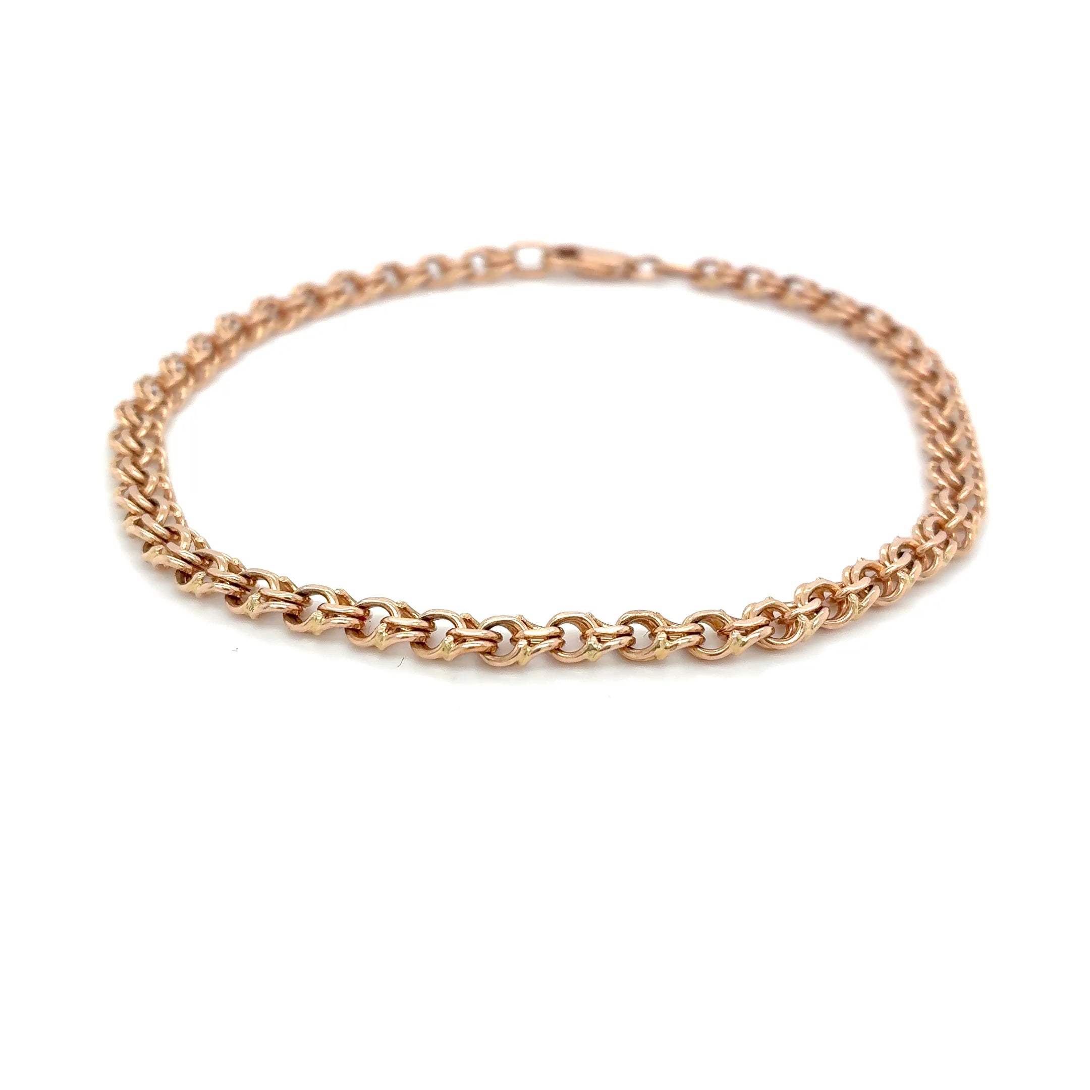 Armband Gold 585 Rotgold 14 Karat Länge 23cm