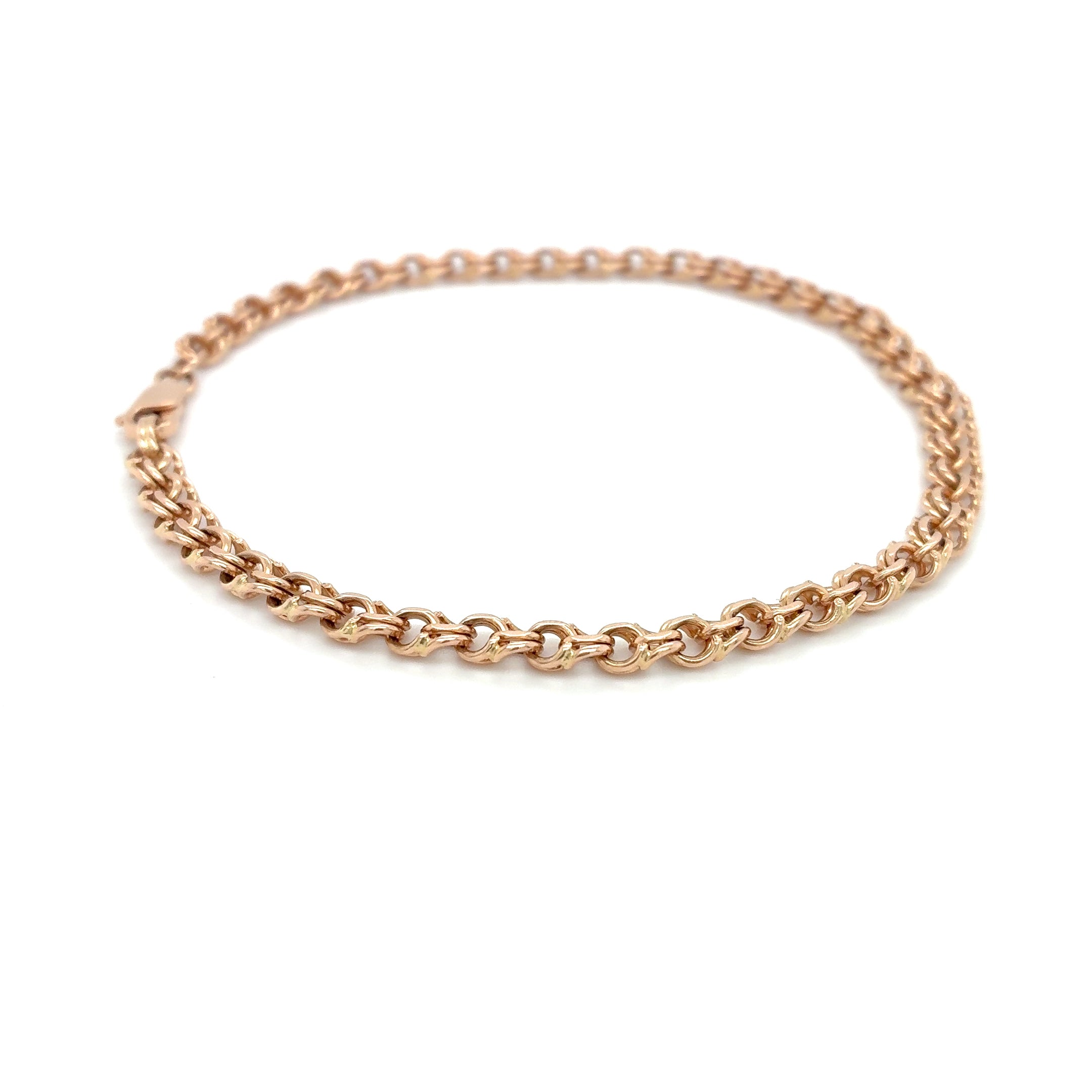 Armband Gold 585 Rotgold 14 Karat Länge 23cm