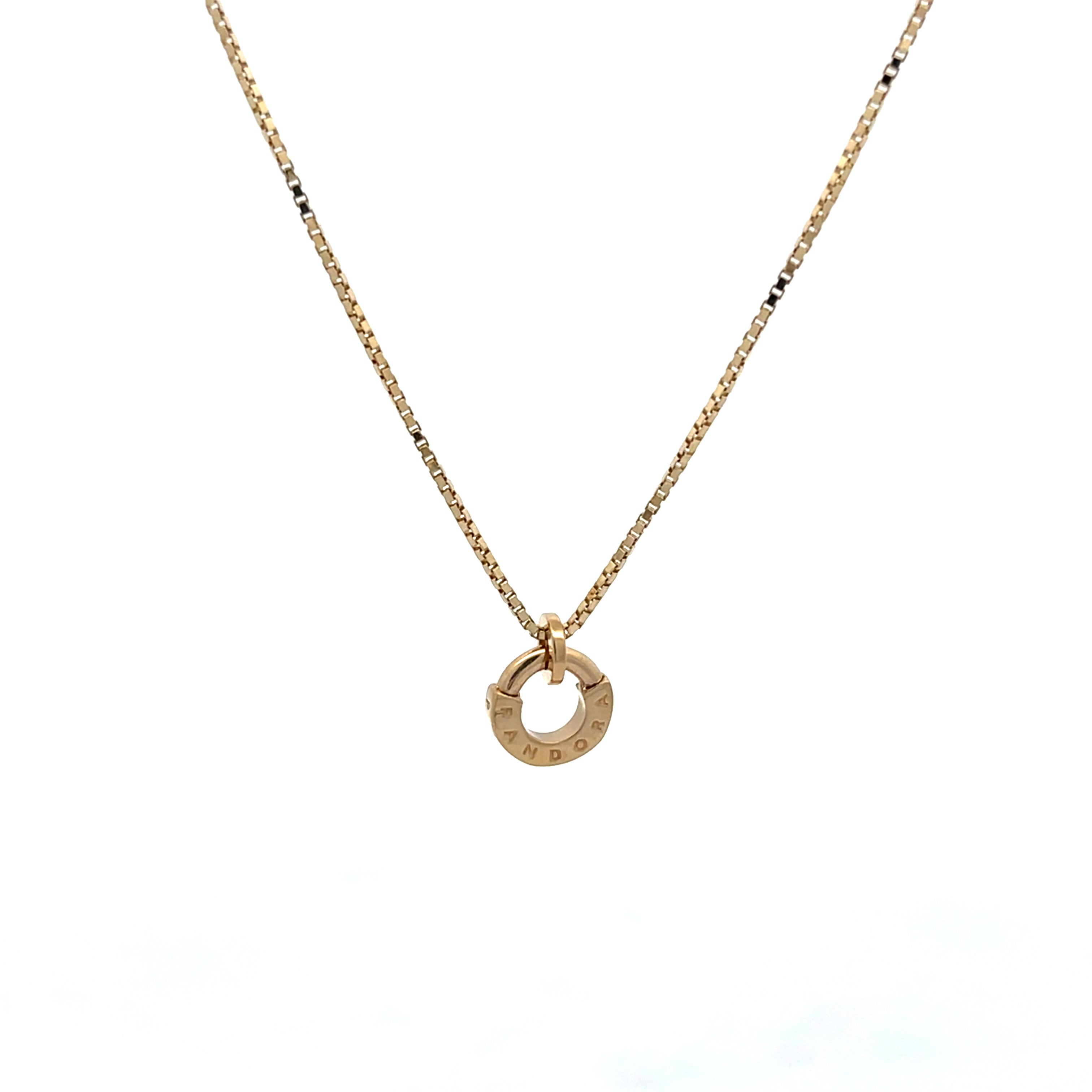 Pandora Kette Gelb Gold 585 14 Karat