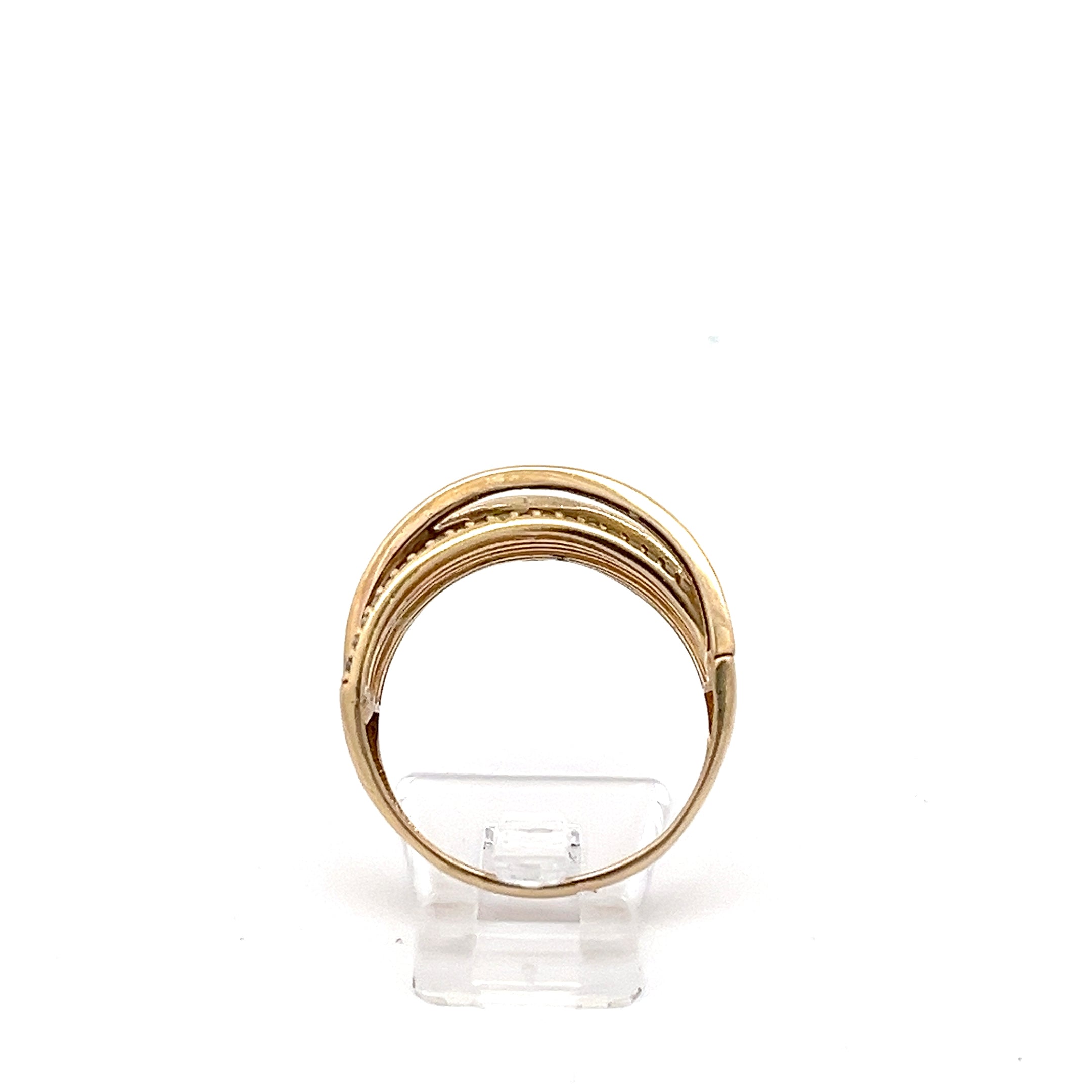 Ring Gelb Gold 585 14 Karat Zirkonia