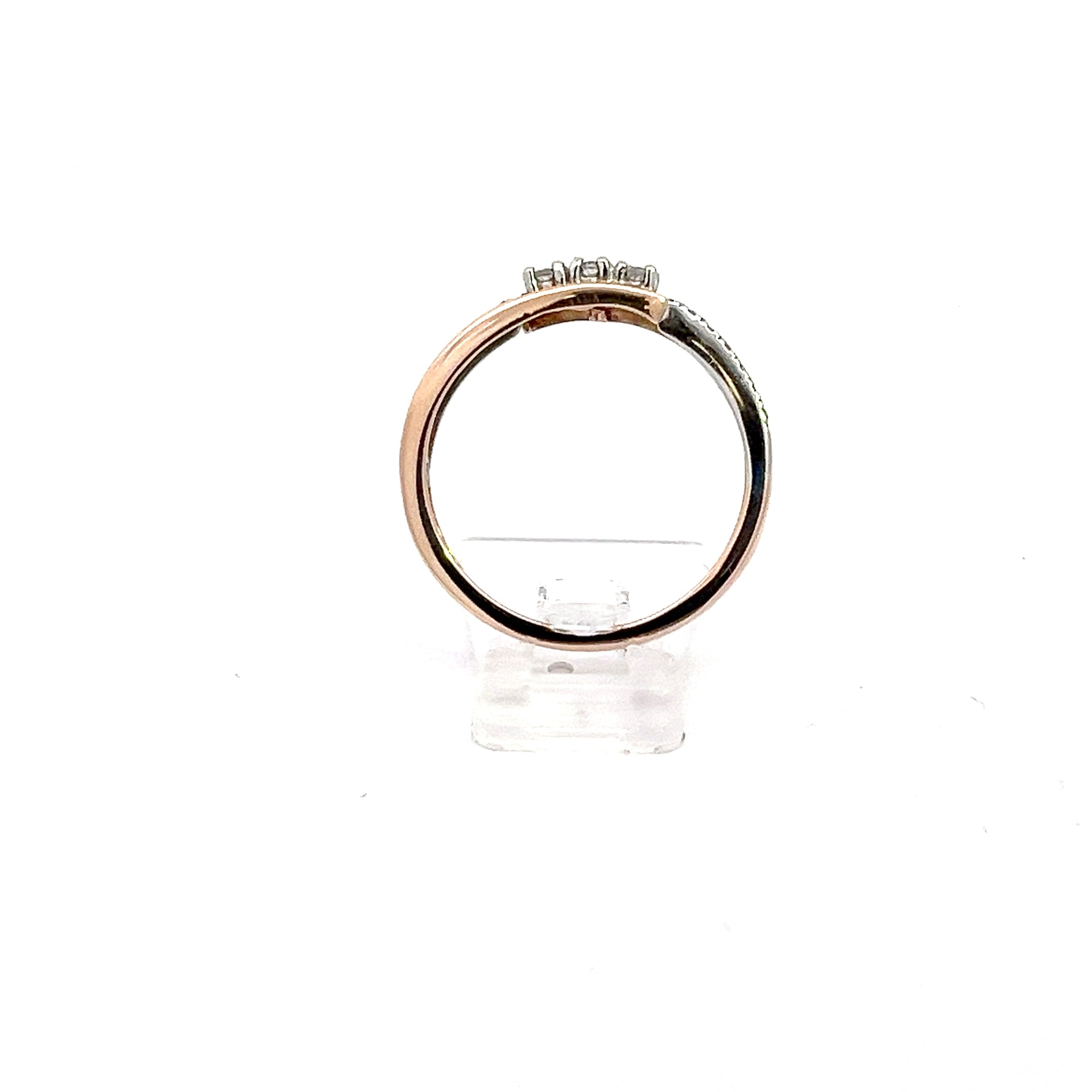 Diamanten Ring Rot Gold 585 14kt.  *58