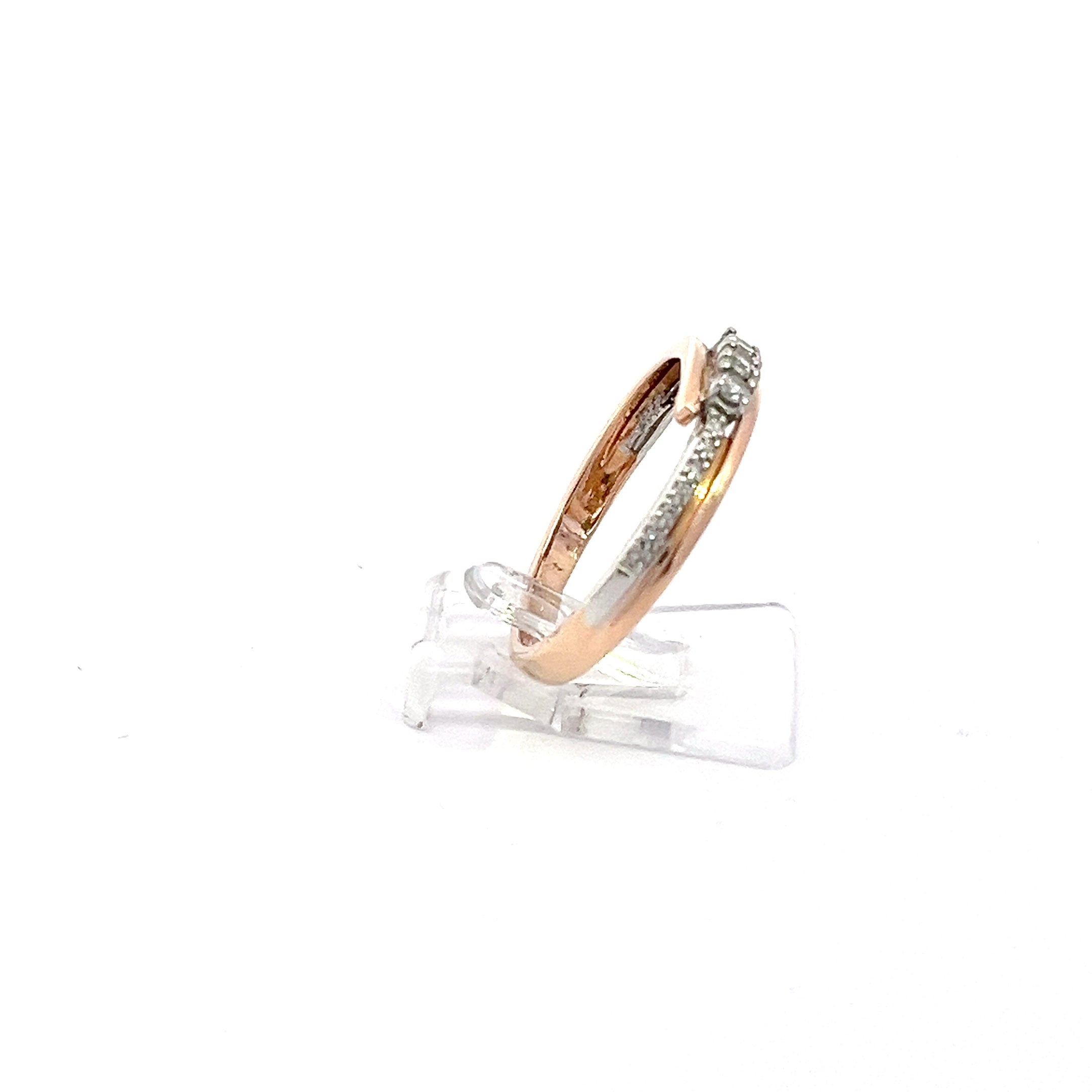 Diamanten Ring Rot Gold 585 14kt.  *58