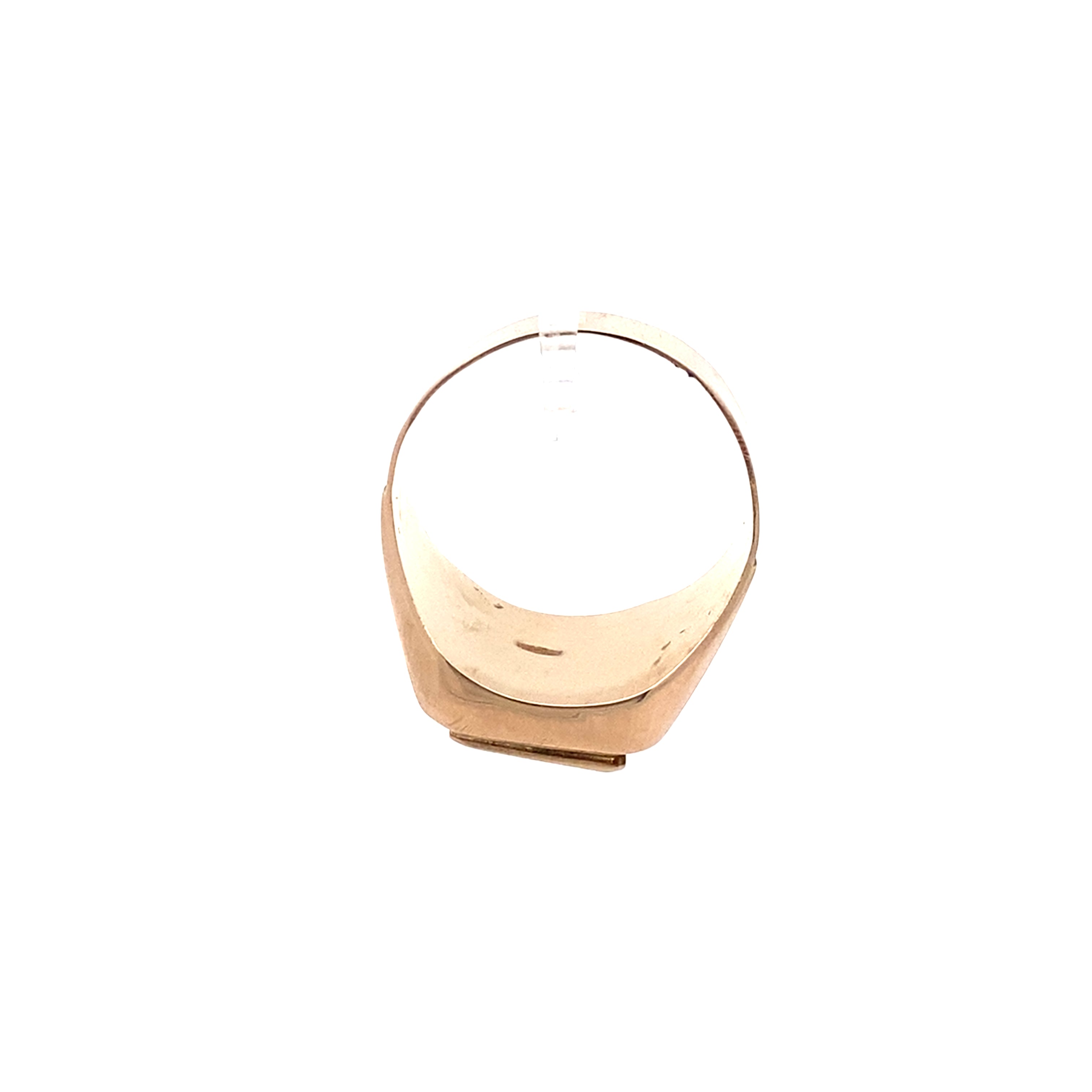 zeitloser Herrenring Tricolor 585/14kt