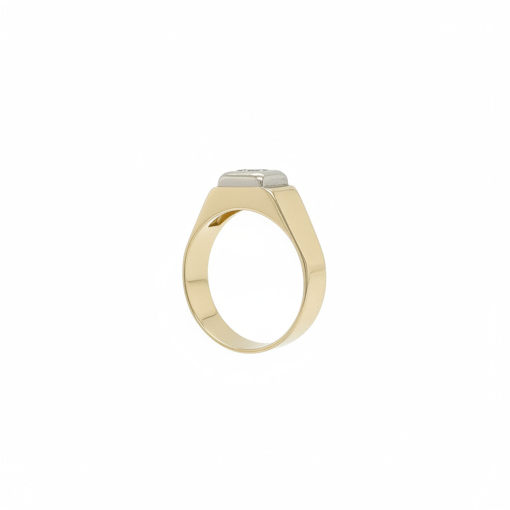 Ring Goldring 585 Gelbgold 14kt Brillant Gr.64