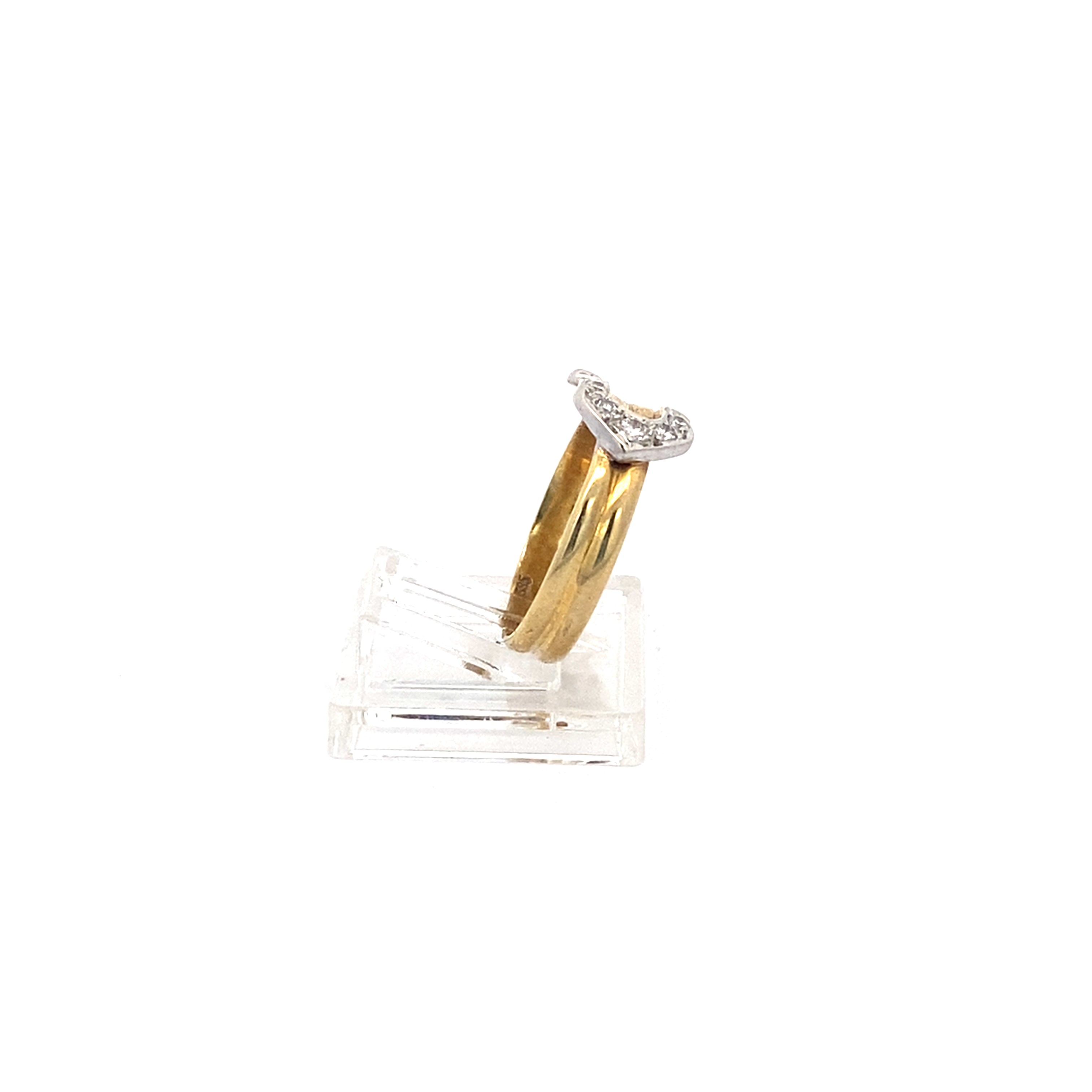 Damenring Gelbgold 585 5 Brillanten
