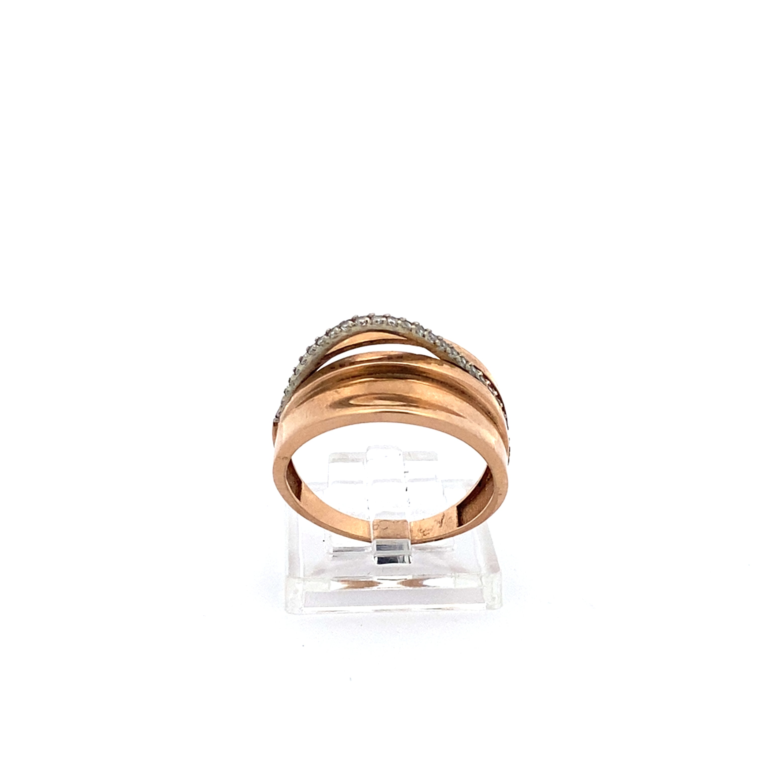 Damenring Rotgold 585/14kt
