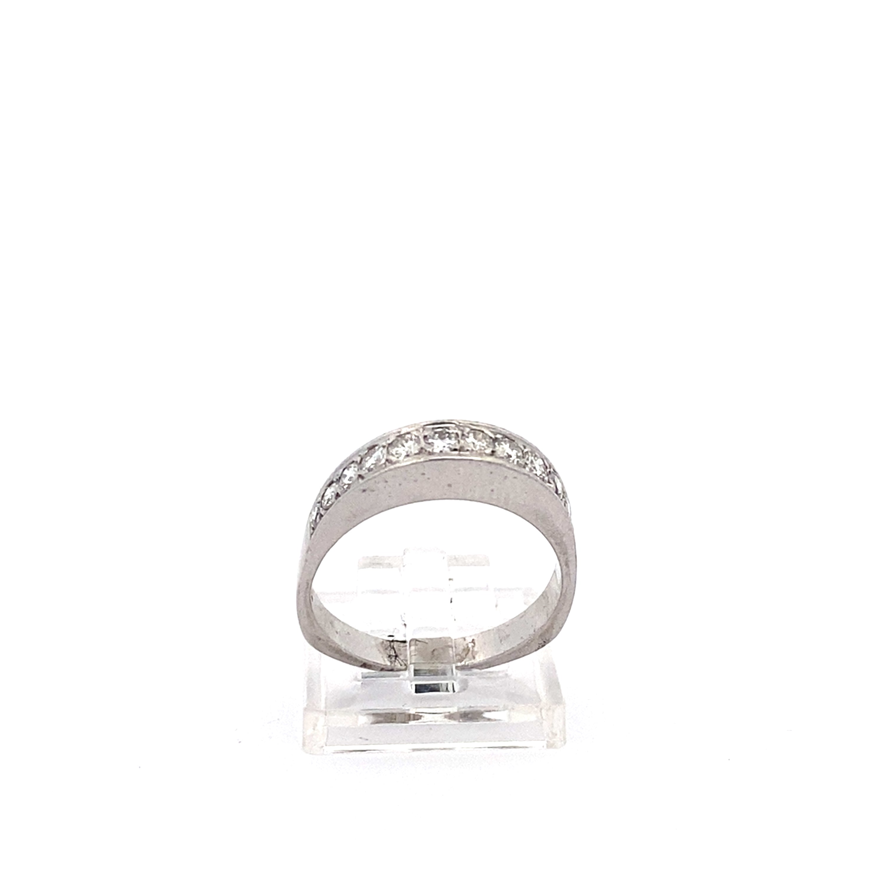 Damenring Weißgold Brillanten 585/14kt