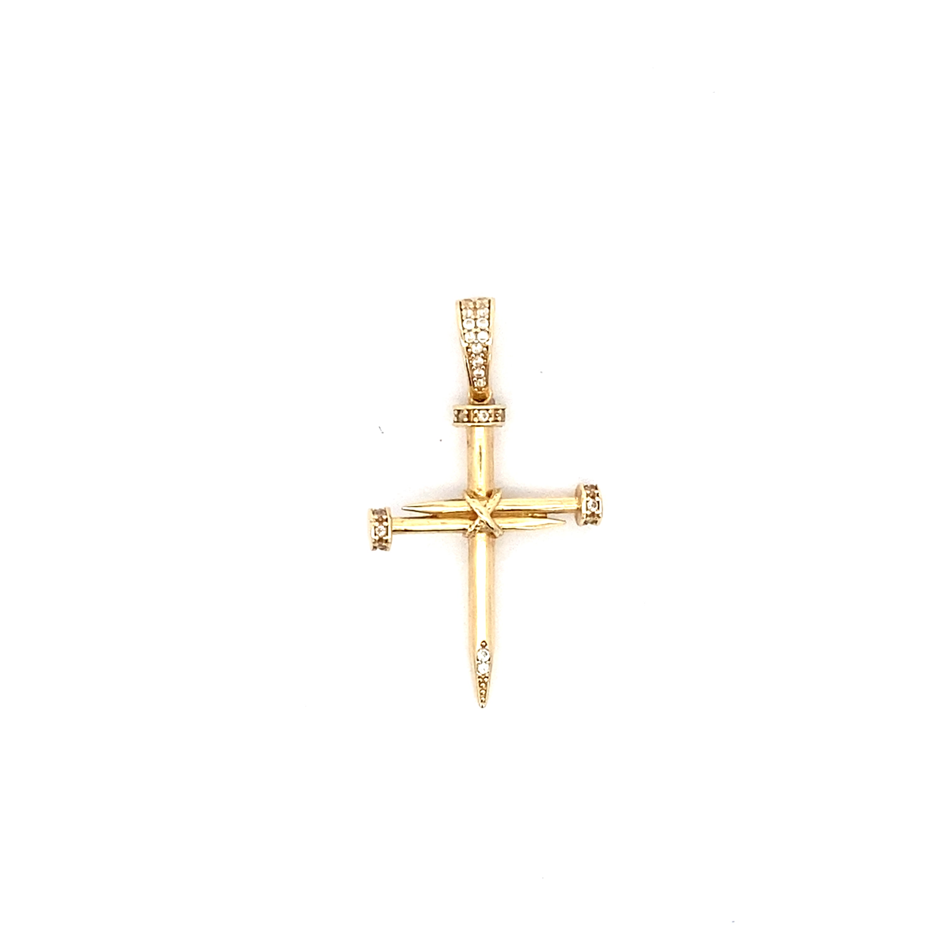 Schmuckanhänger Kreuz Gelbgold 585