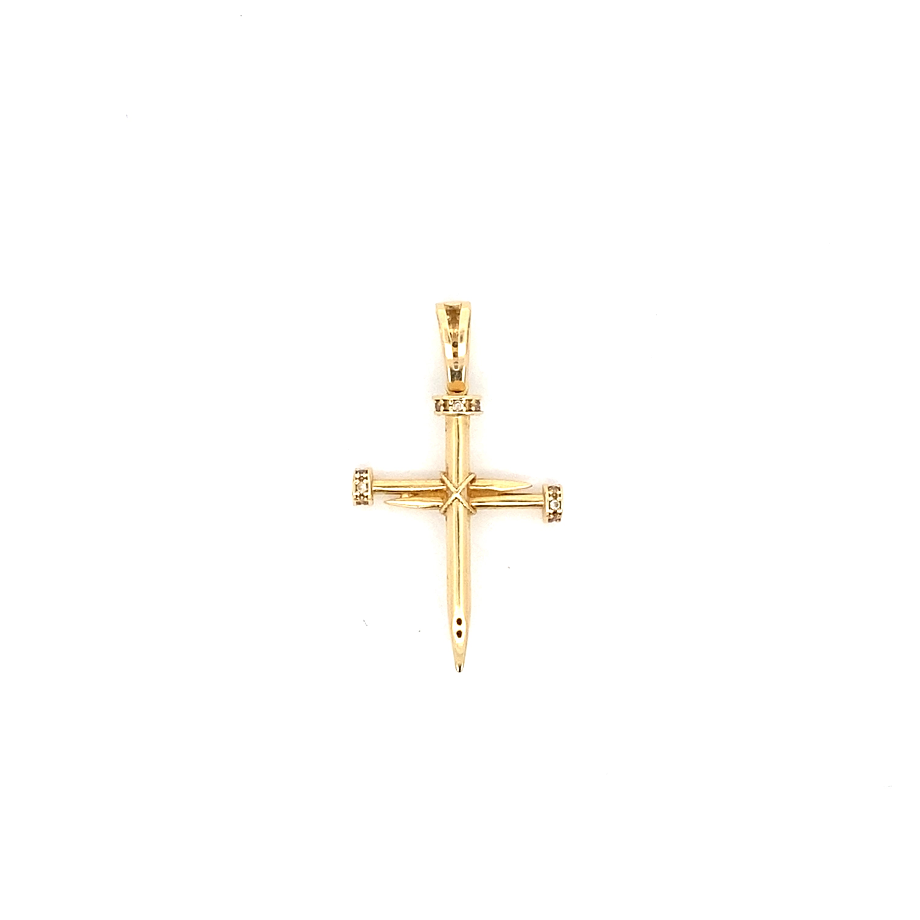 Schmuckanhänger Kreuz Gelbgold 585