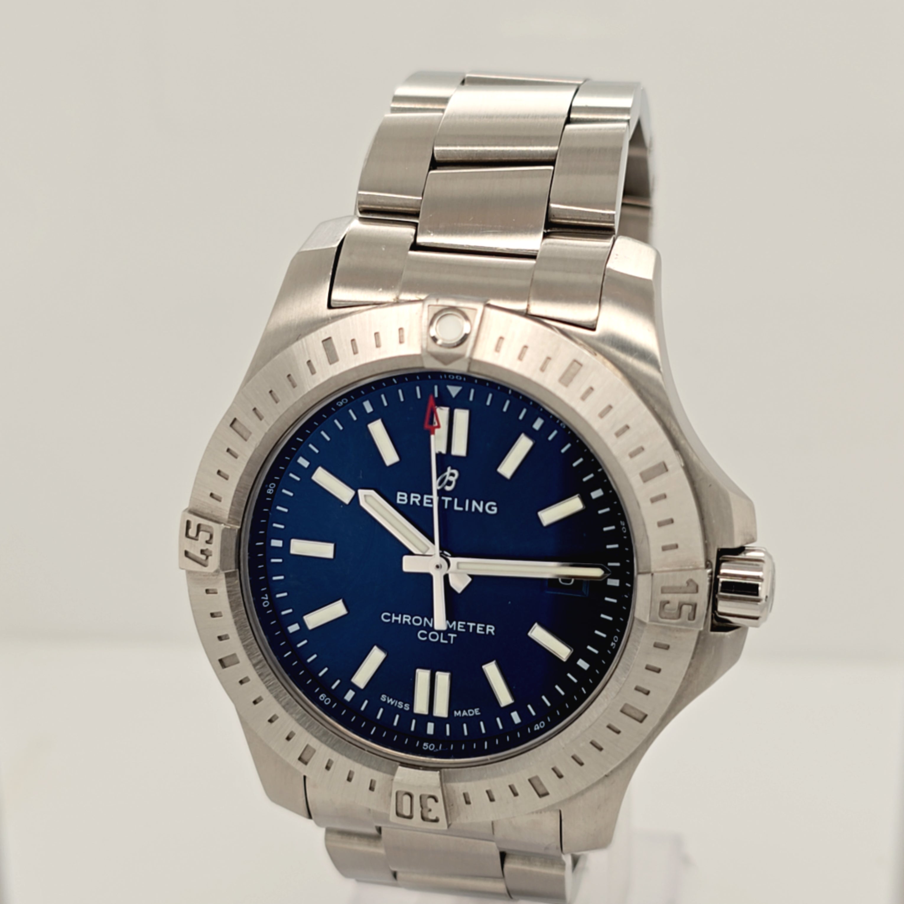 Breitling Colt Automatik Stahl Full-Set Ref. A17388 44 mm BJ.2022