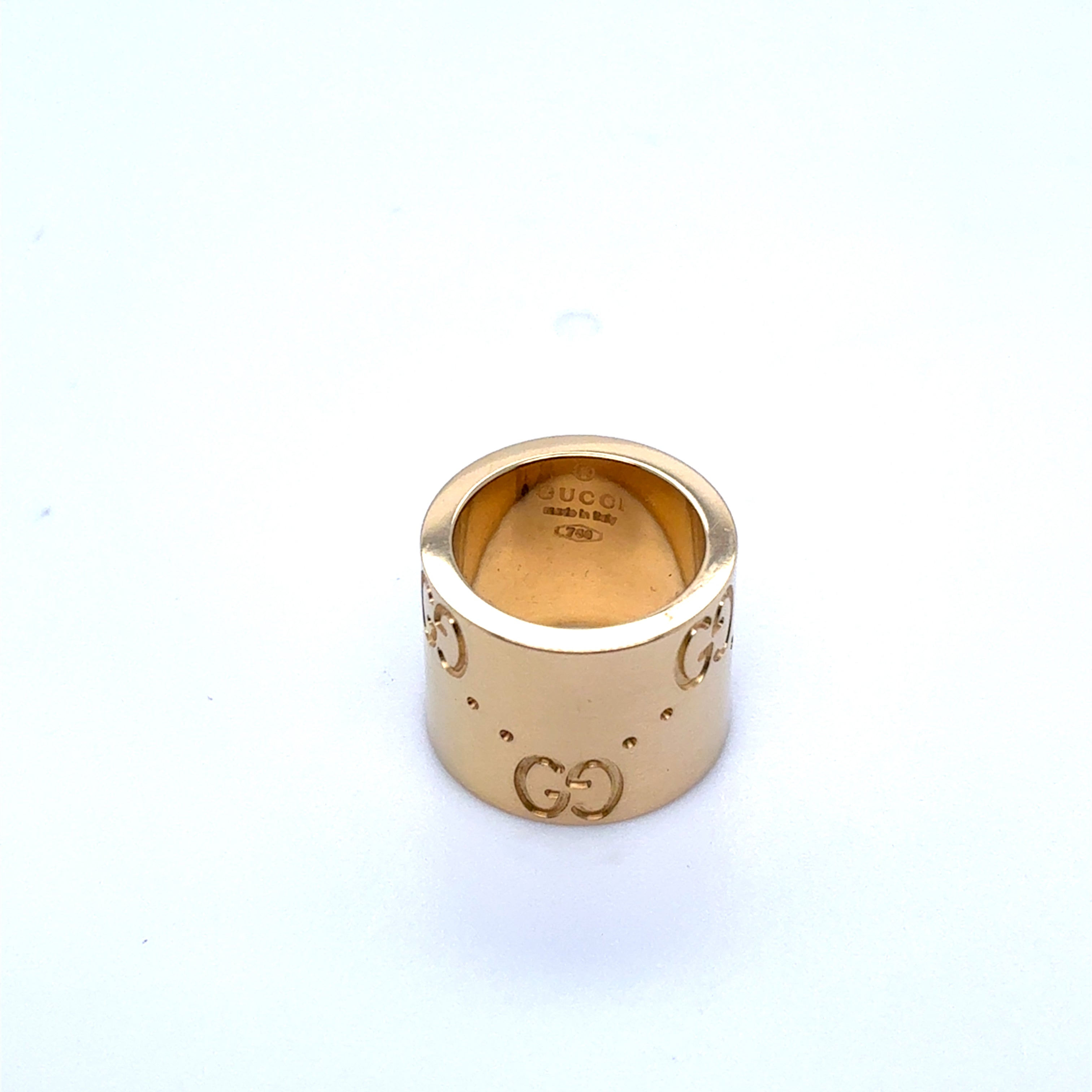 Gucci Anhänger 750/18 Kt Gold Kette