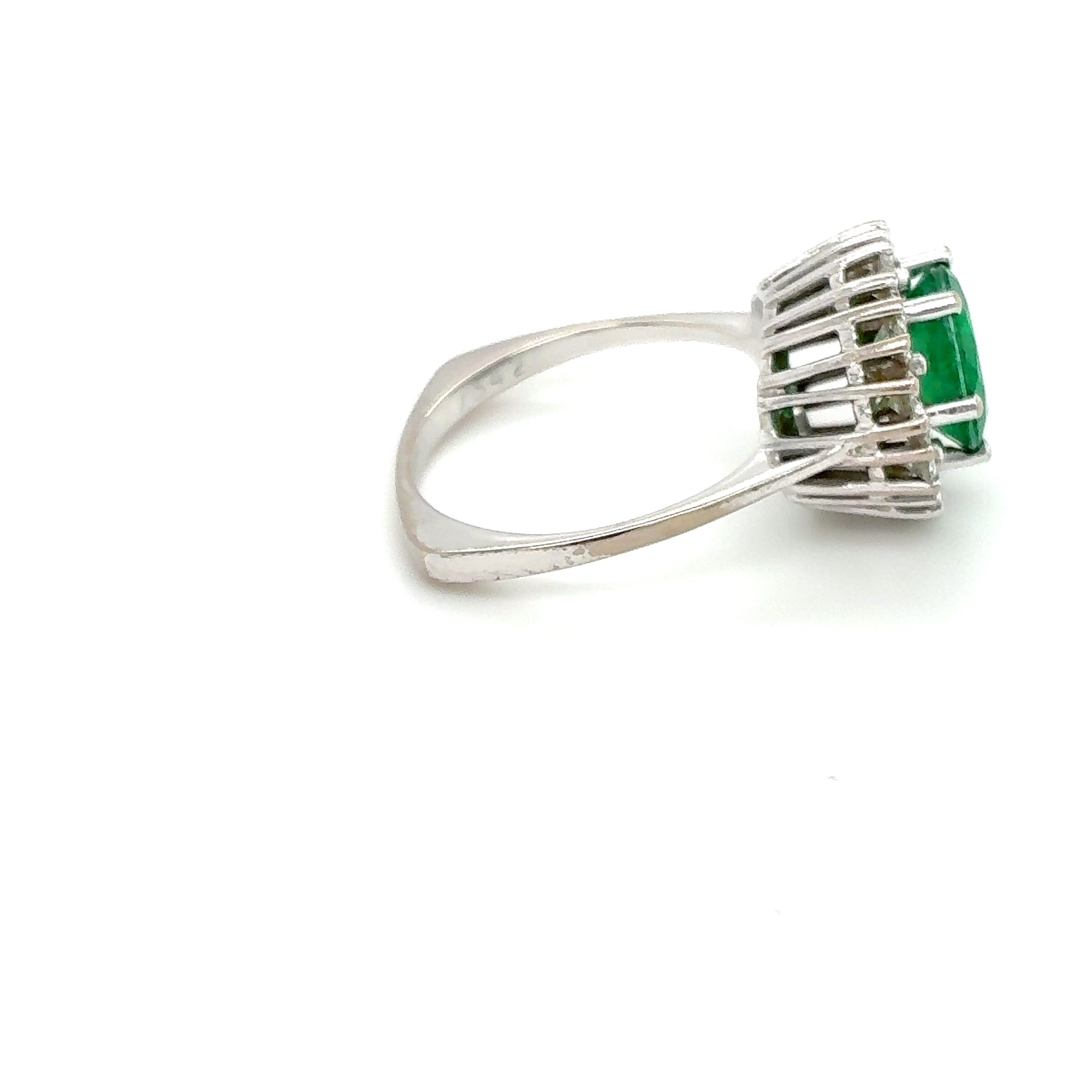 Damenring Weißgold 750 18kt Gold Brillanten Gr. 54,5