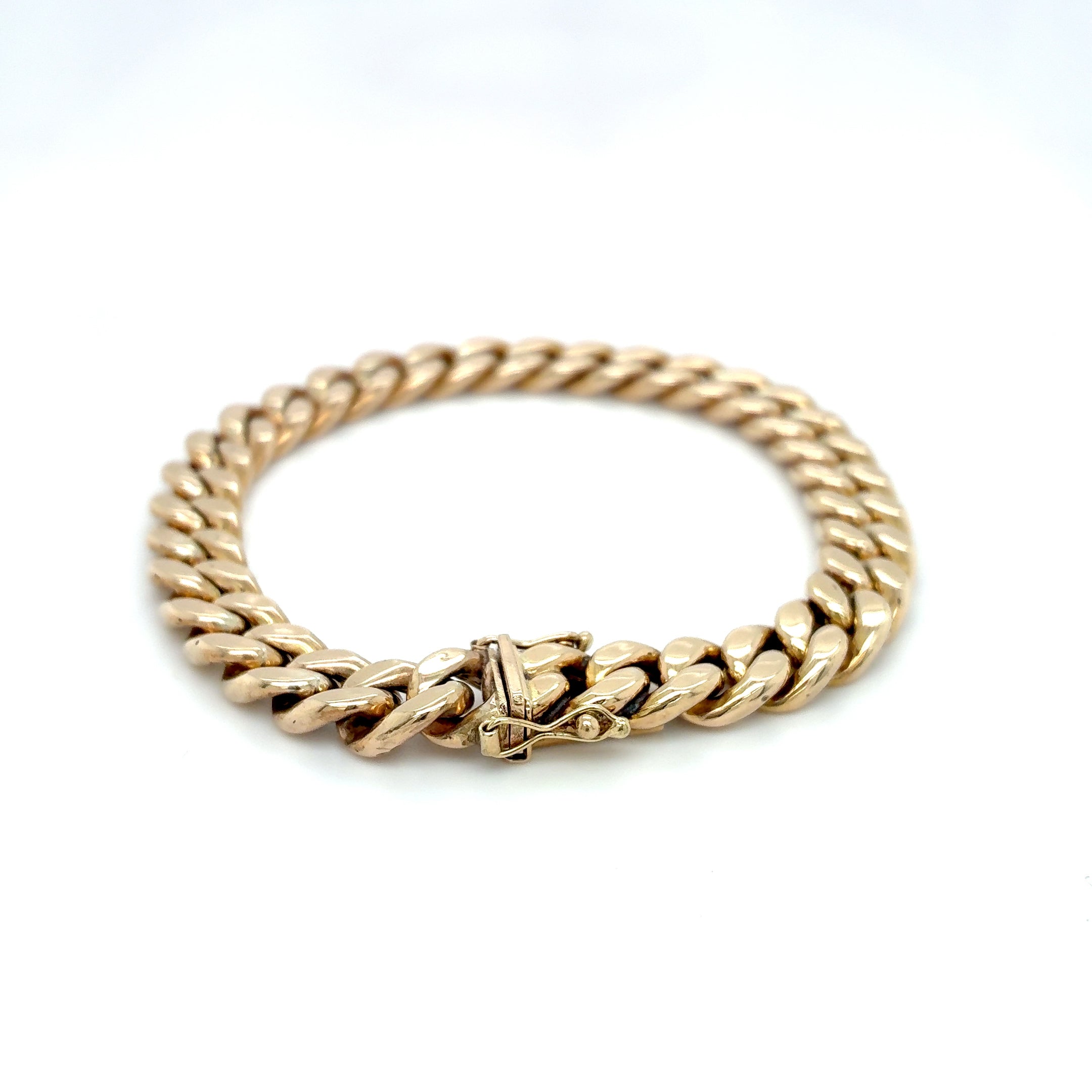 Flachpanzer Armband Gold 333 Gelbgold 8 Karat 19cm