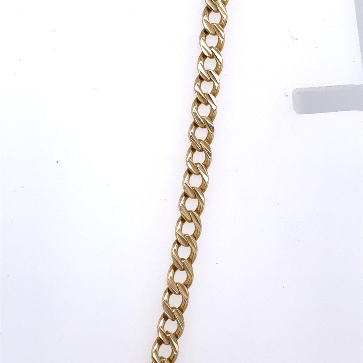 Flachpanzerkette Gold 585 Gelbgold 14 Karat Länge: 55cm