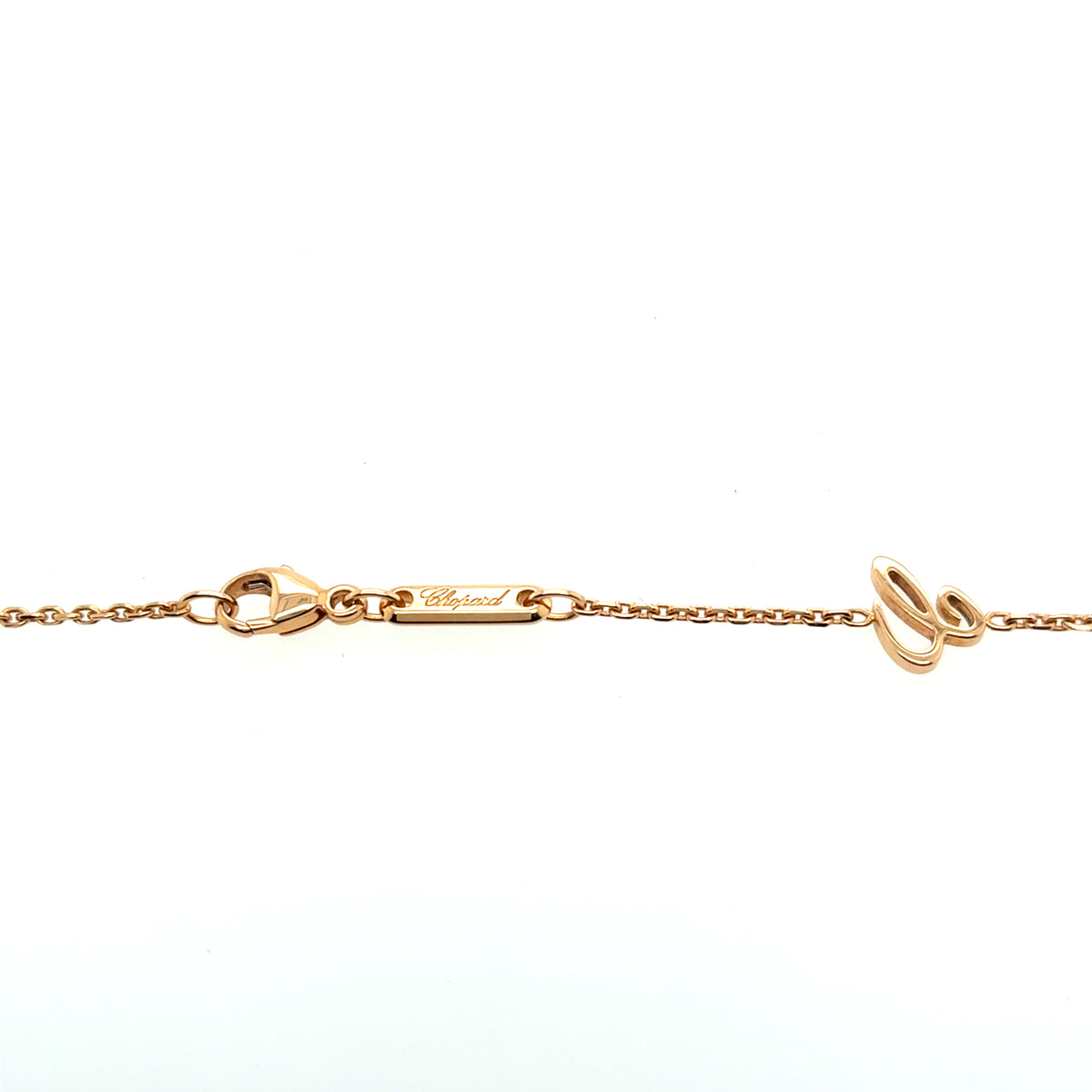 Chopard Happy Diamonds Kette 750 Roségold 18kt L:42m