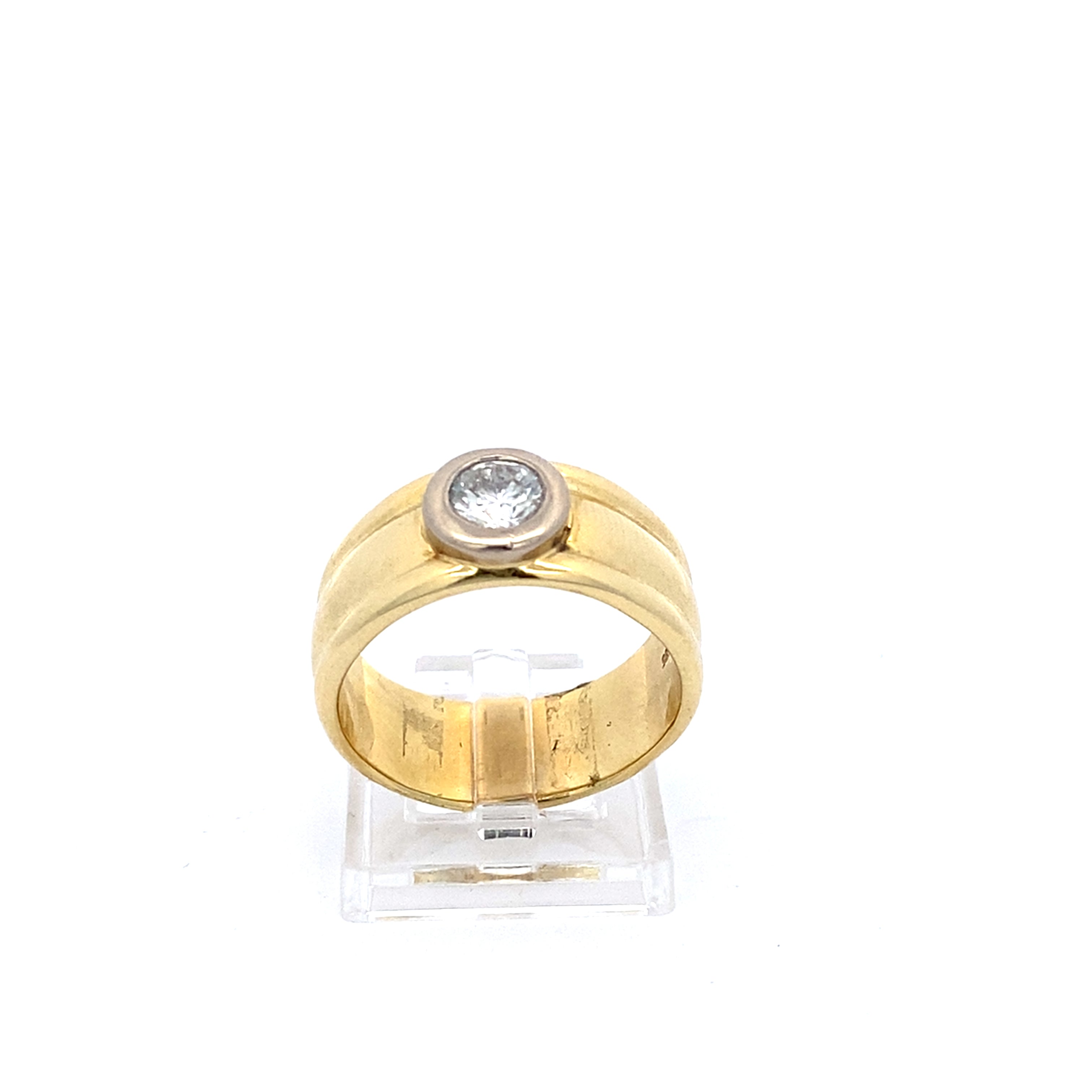 Brillantring Weißgold 585/14 Karat 0,78 ct