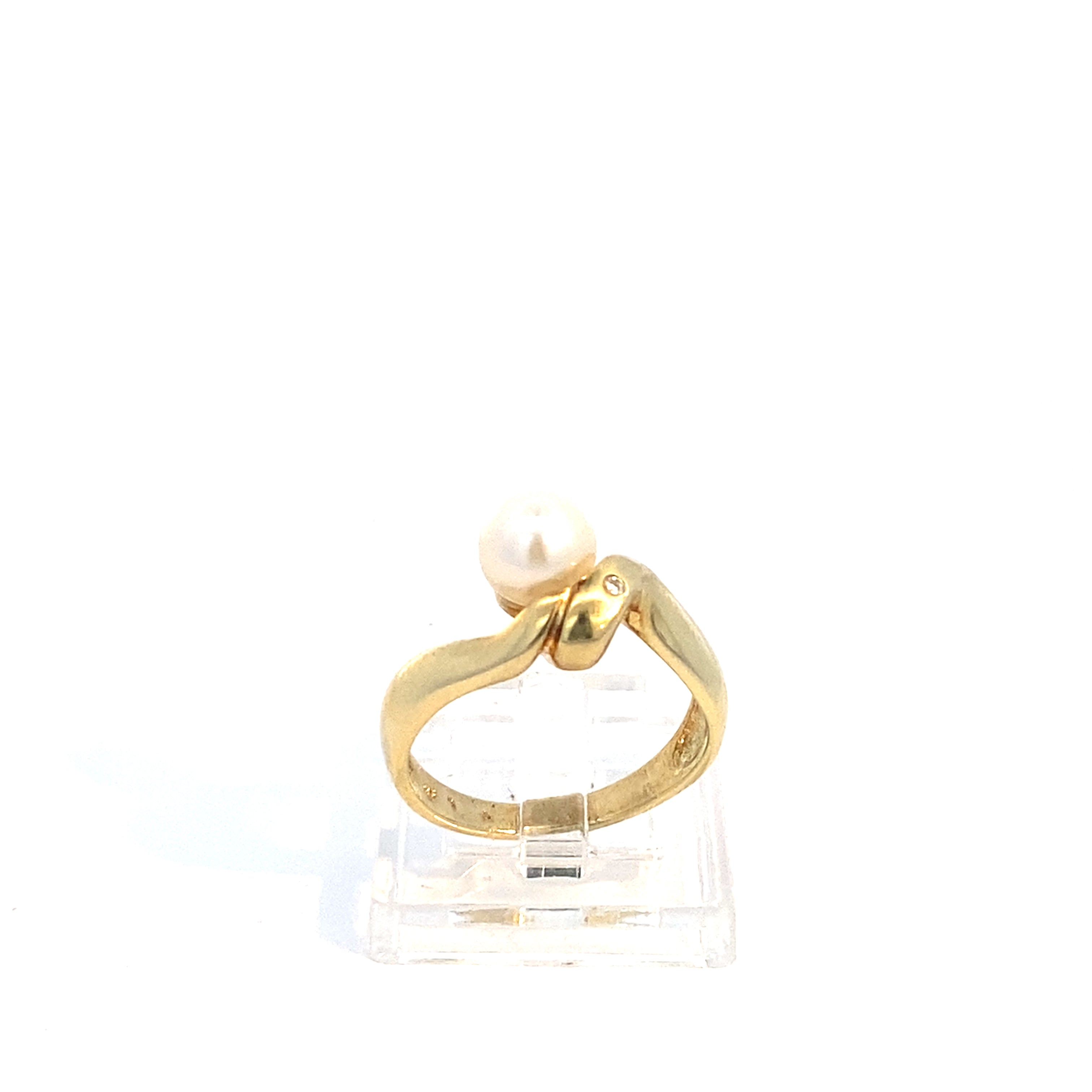 Brillantring Gelbgold  54*