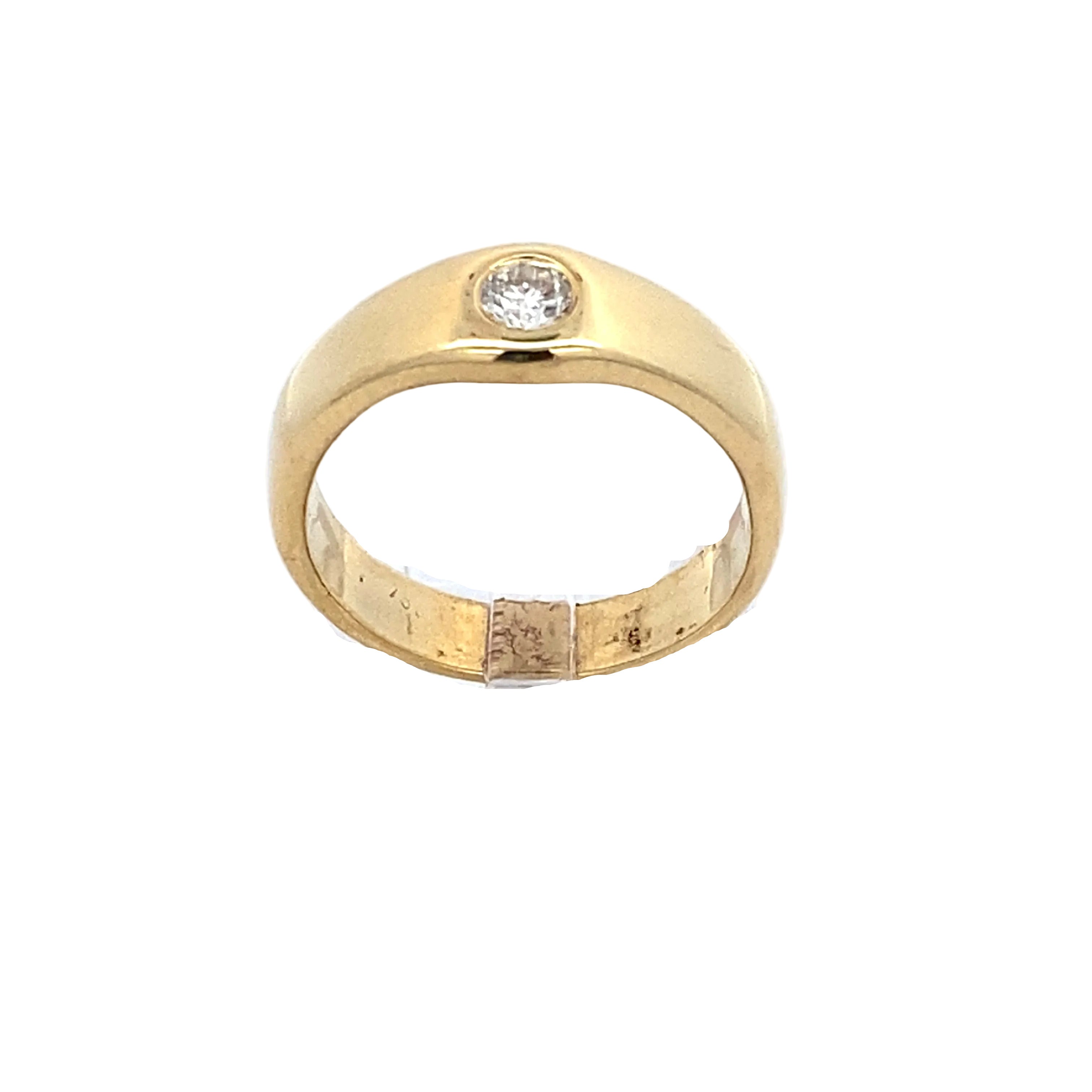 Solitäring 750/18 karat