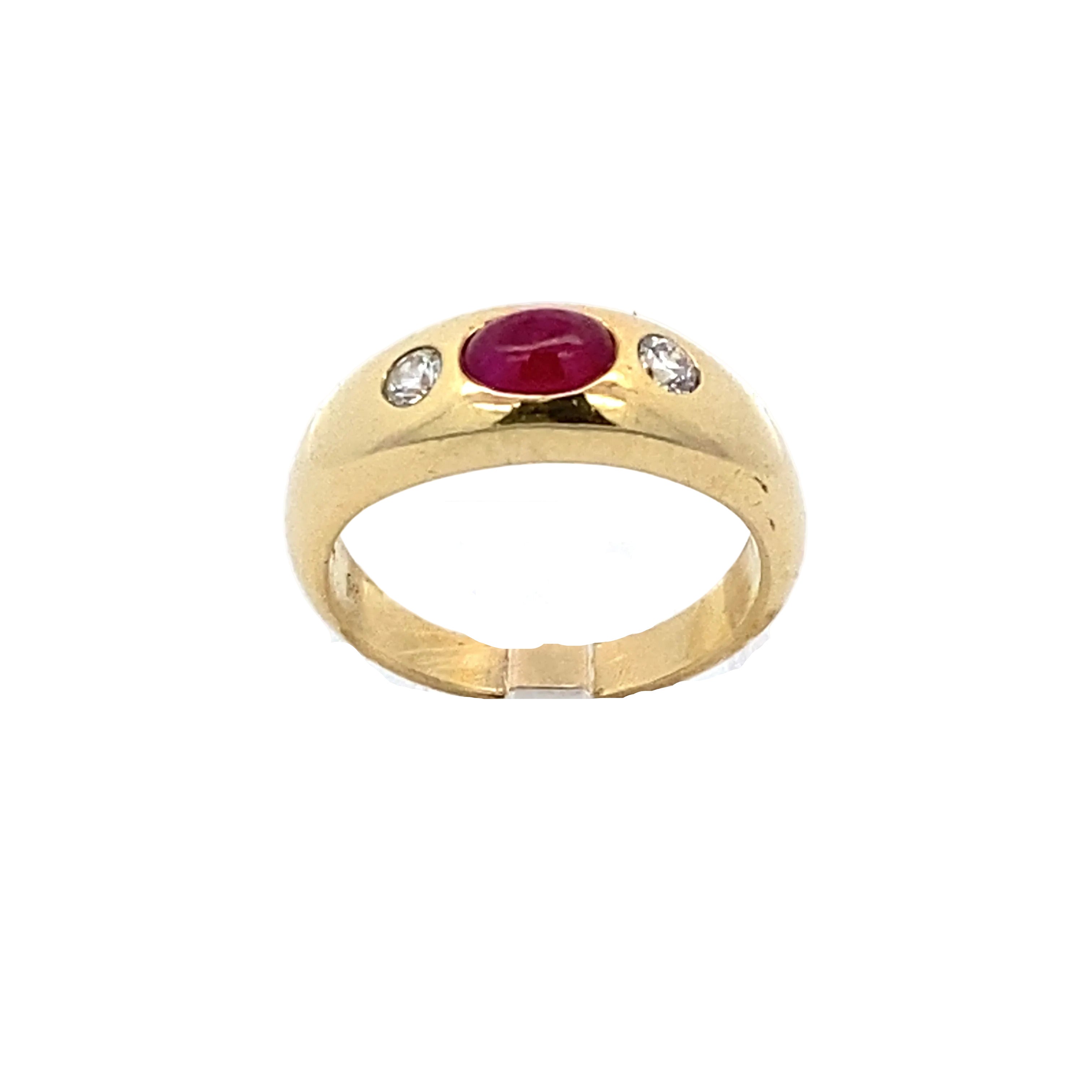 Goldring 0,10ct 585/14 karat