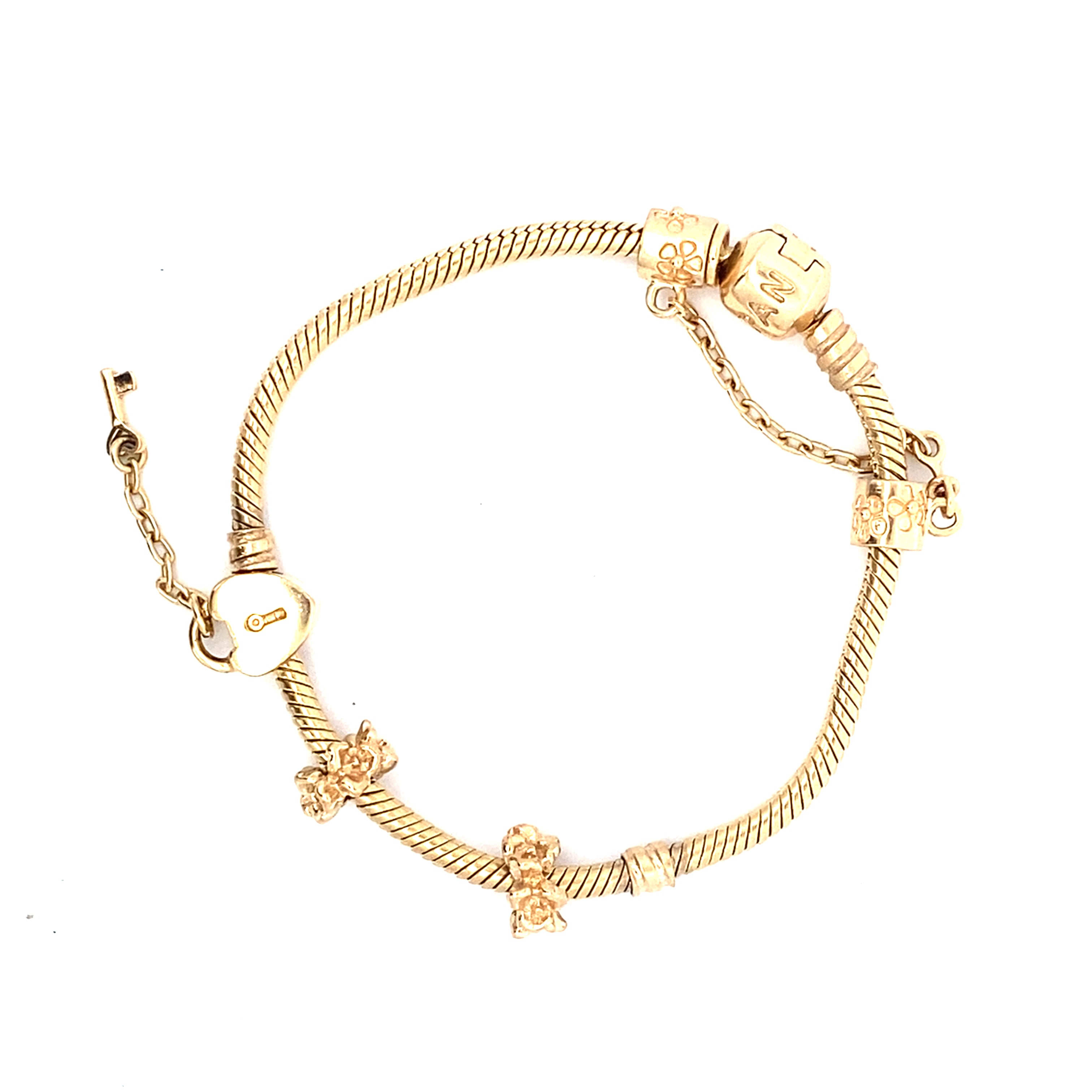 Pandora Armband Gelbgold 585/14kt ca.17cm