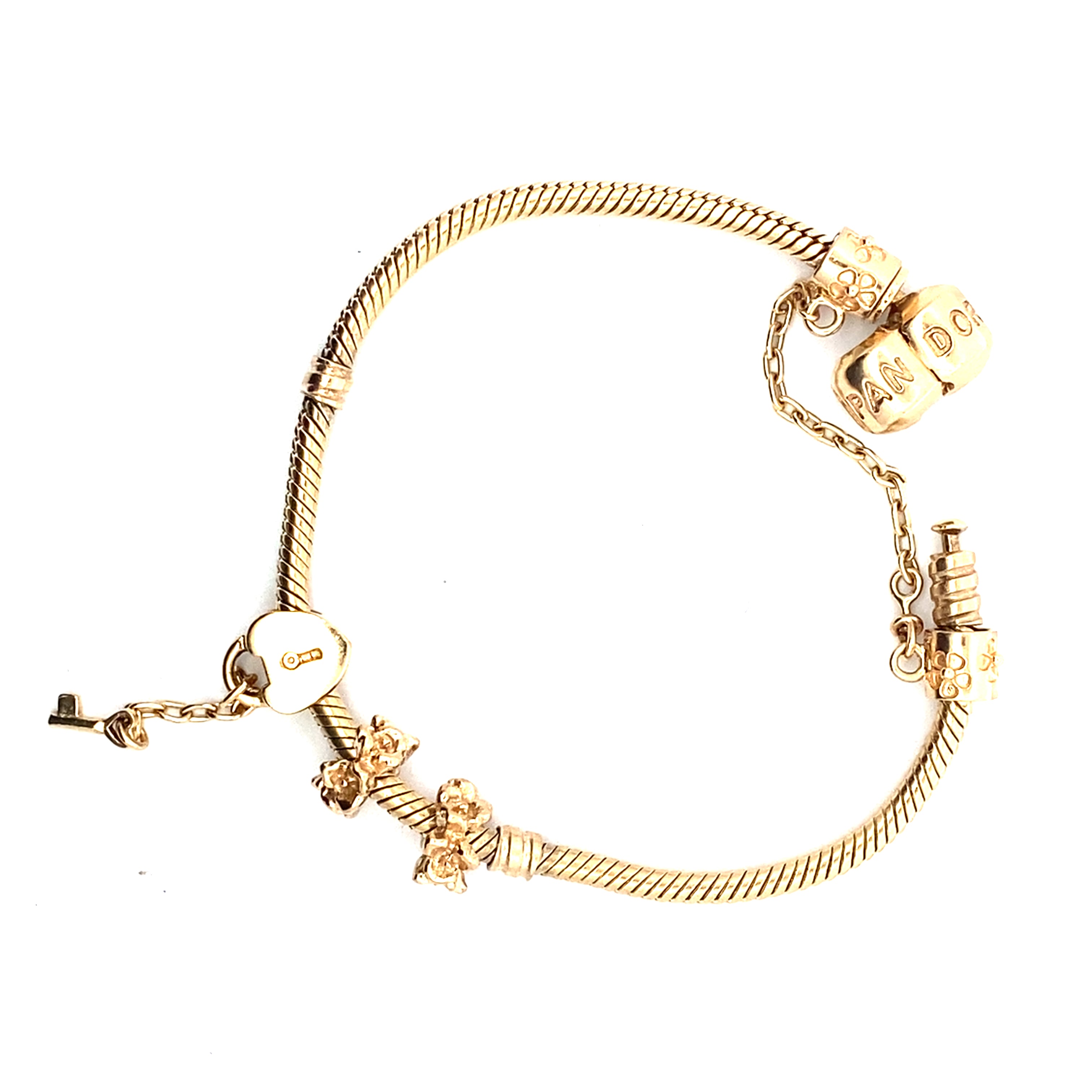 Pandora Armband Gelbgold 585/14kt ca.17cm