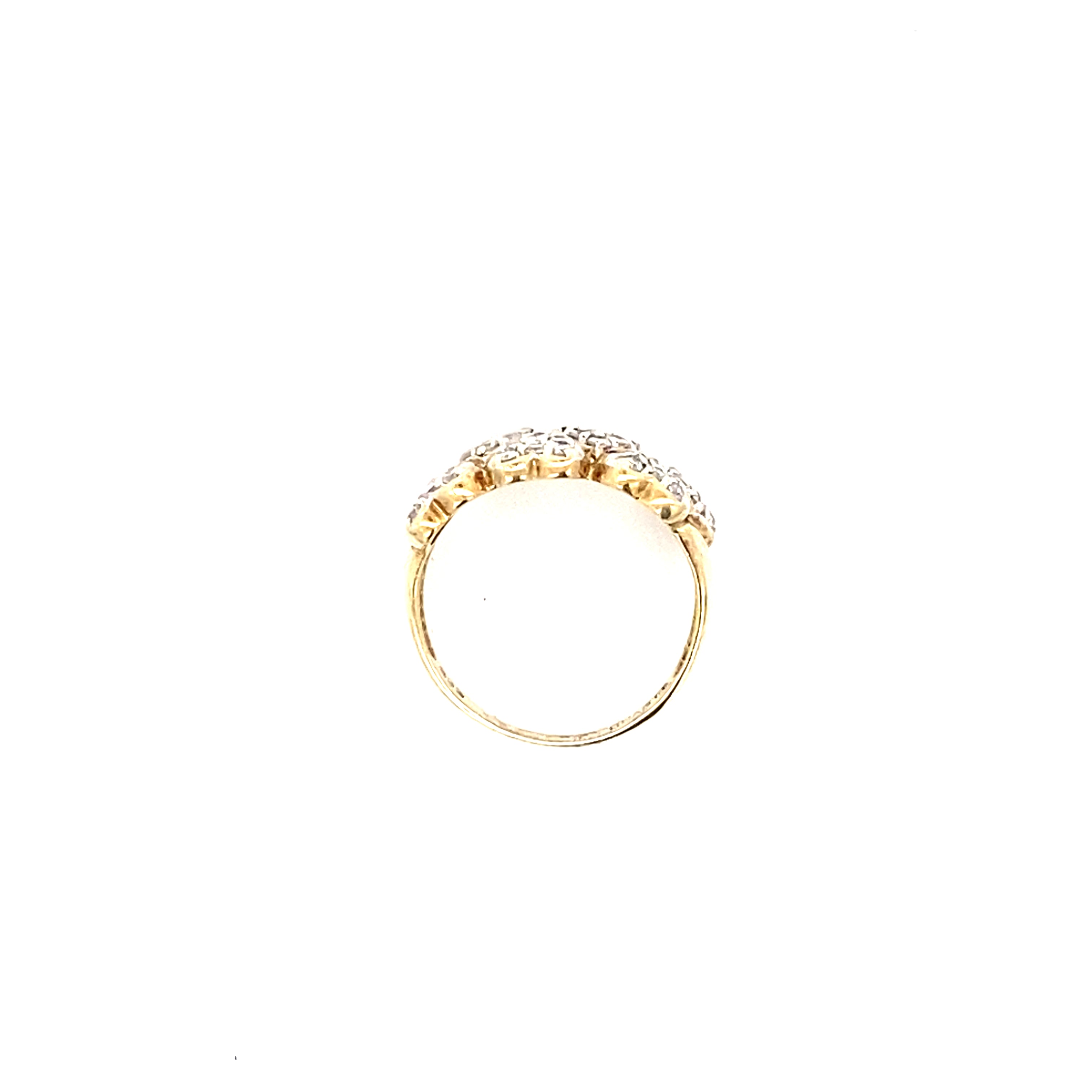 Damenring "Herzen" Gelbgold 333/8kt Gr.55