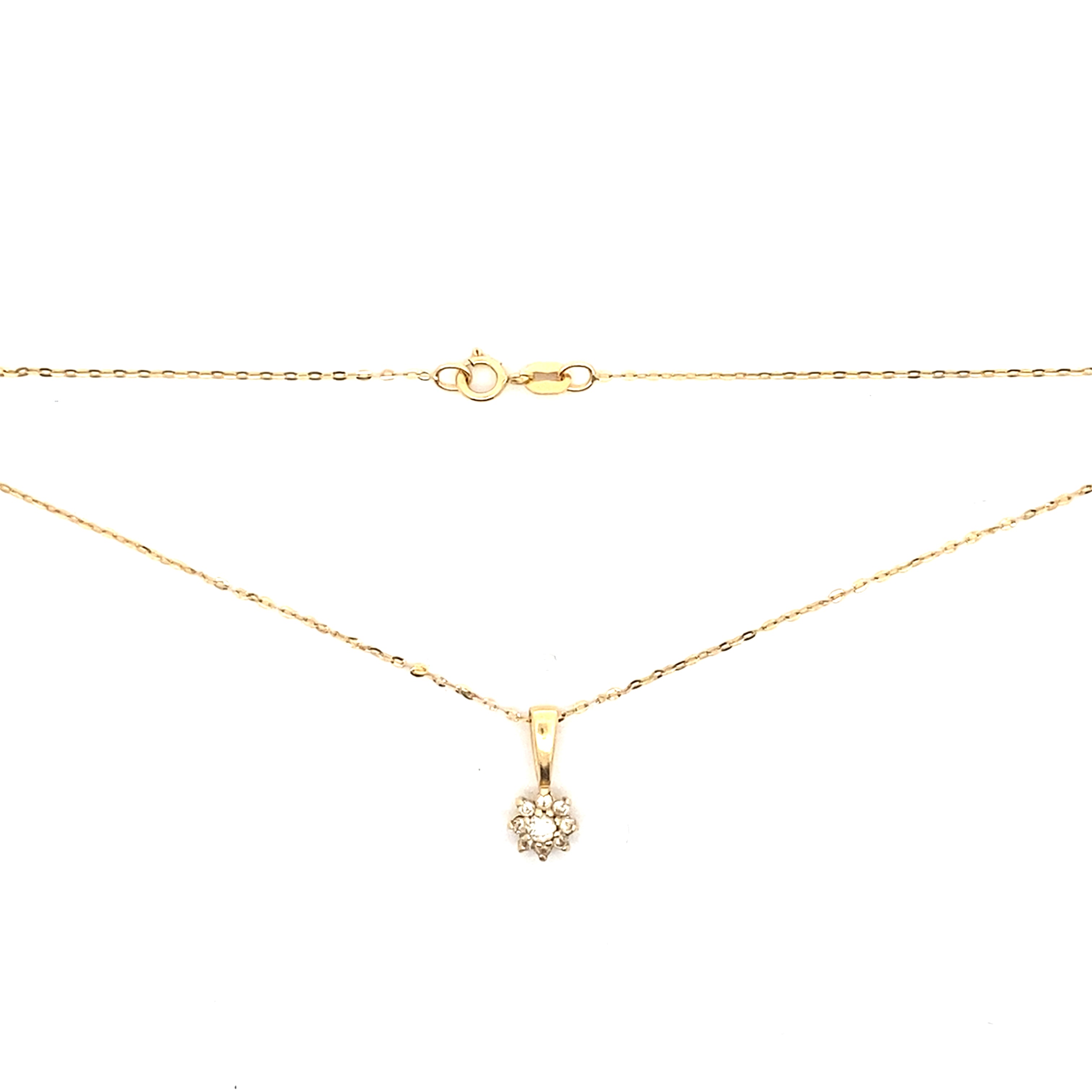 Kette mit Anhänger Gelbgold 585/14kt