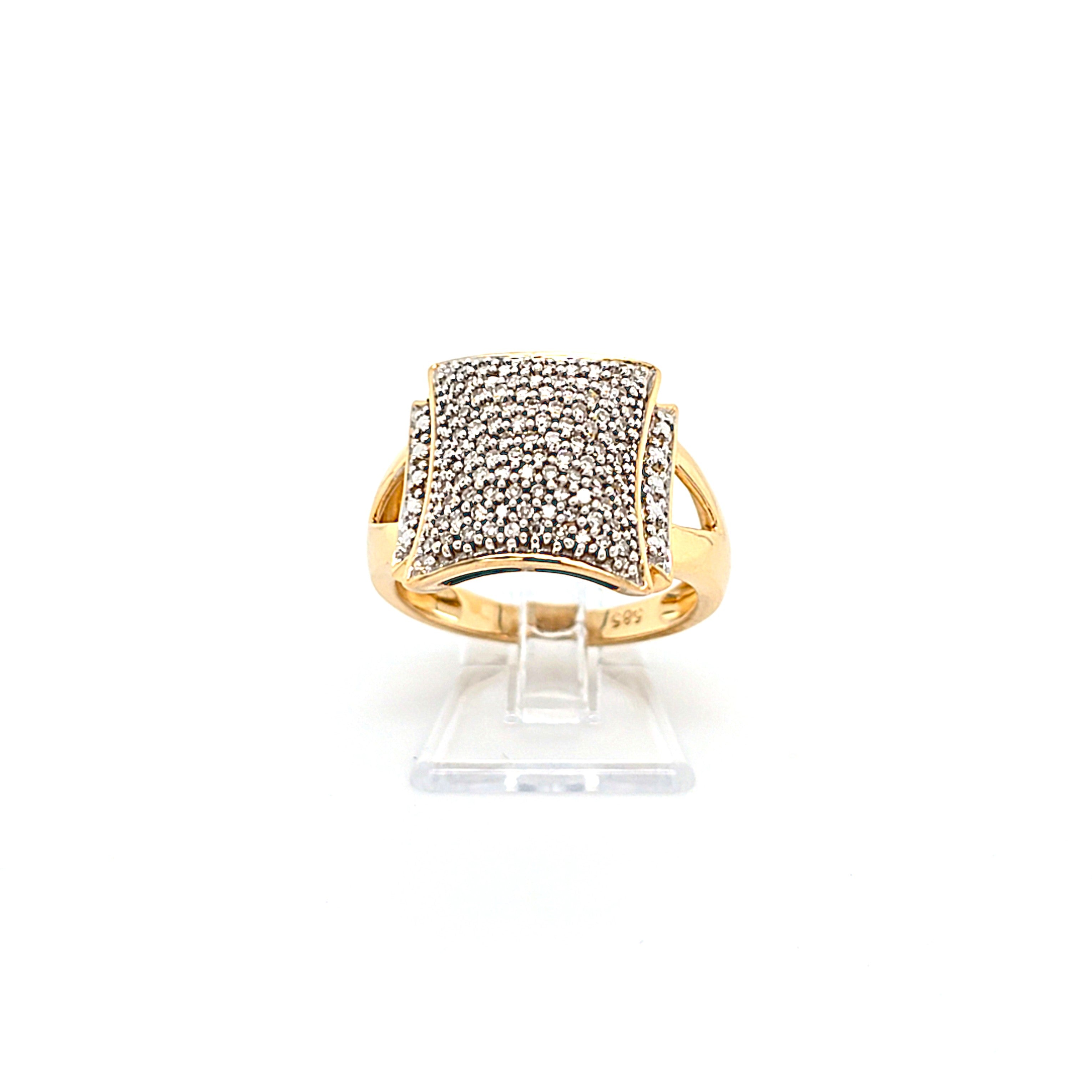 Ring Gold 585 14 kt Damen Zirkonia Geschenk