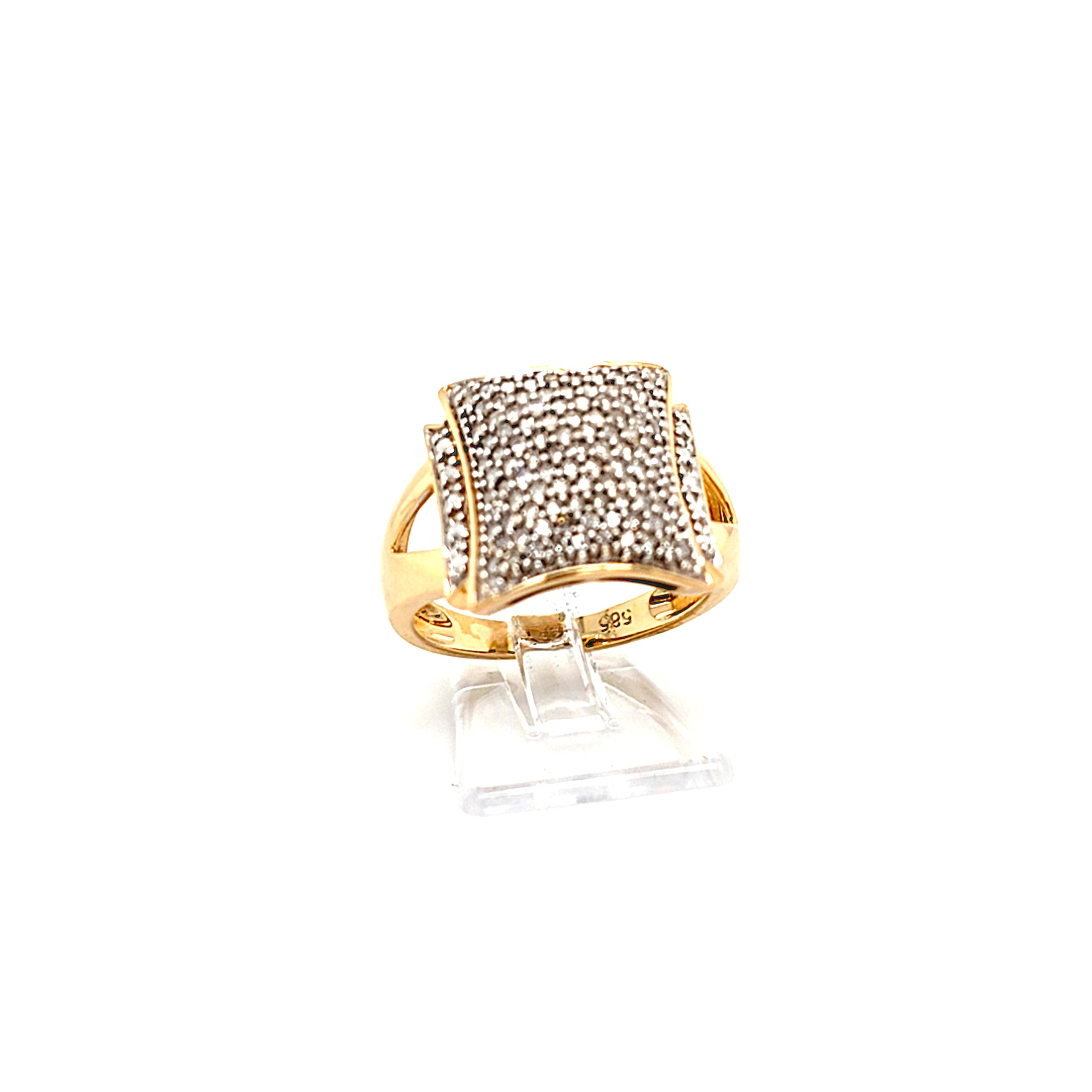 Ring Gold 585 14 kt Damen Zirkonia Geschenk