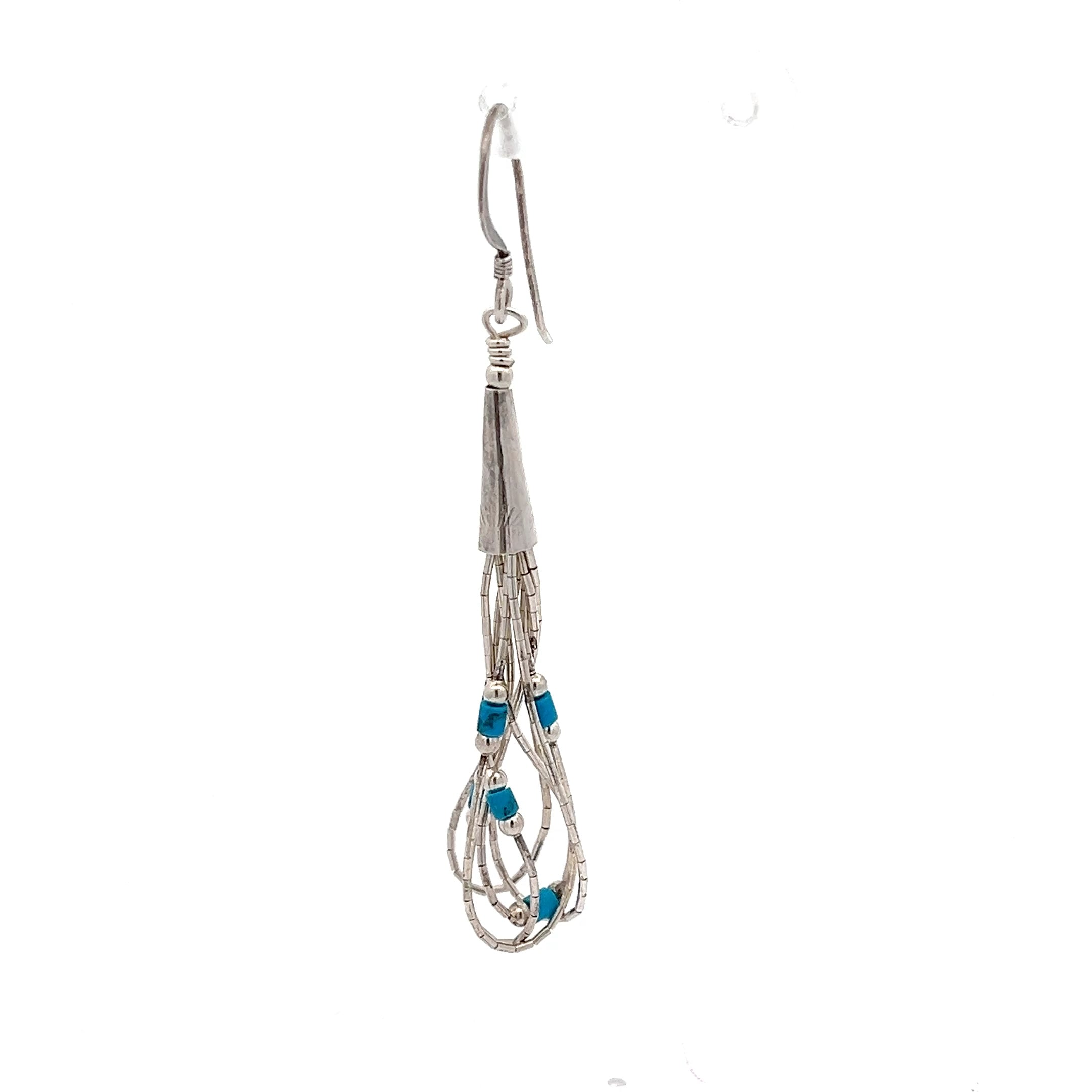 Navajo Ohrring Sterling Silber 925 mit türkisem Steinen
