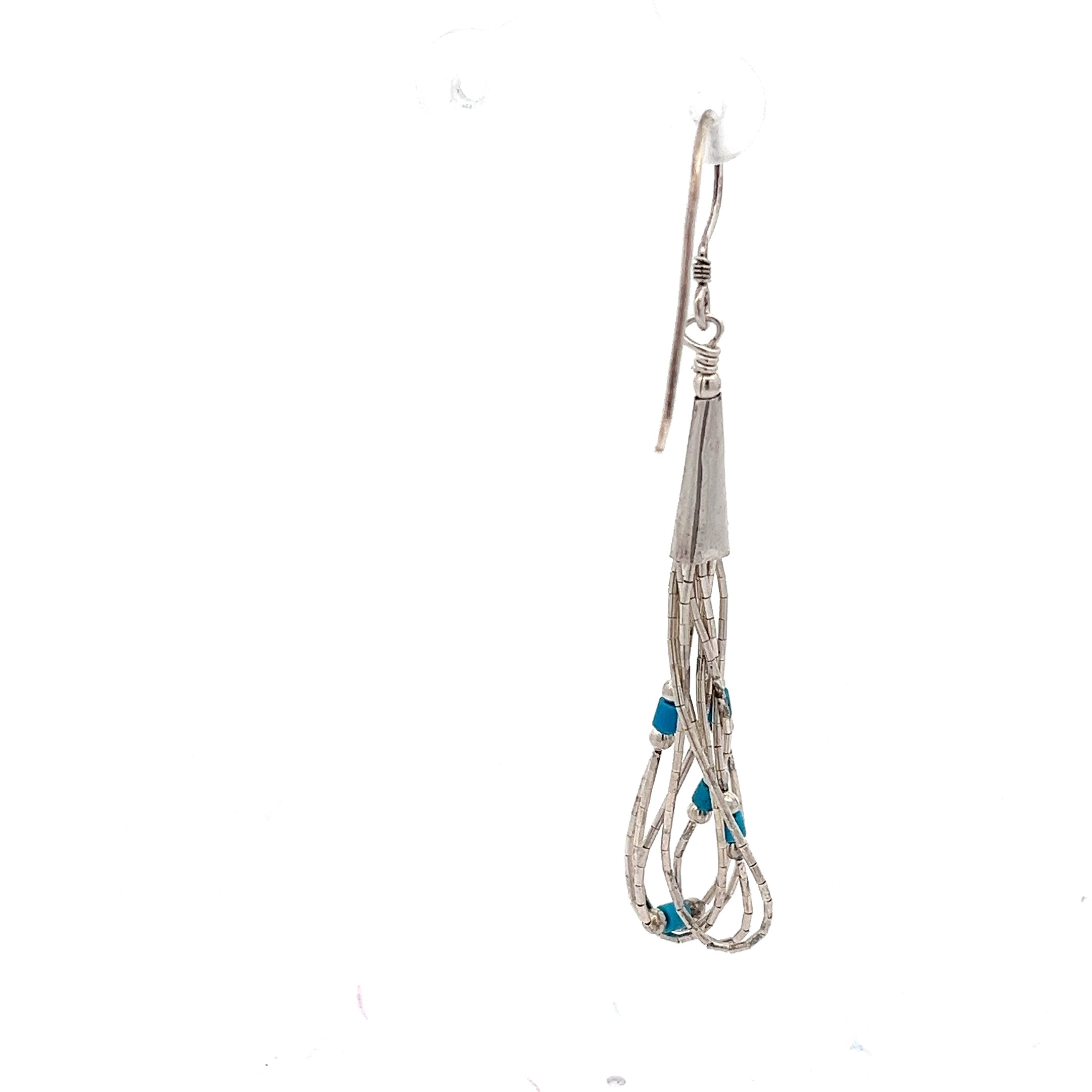 Navajo Ohrring Sterling Silber 925 mit türkisem Steinen