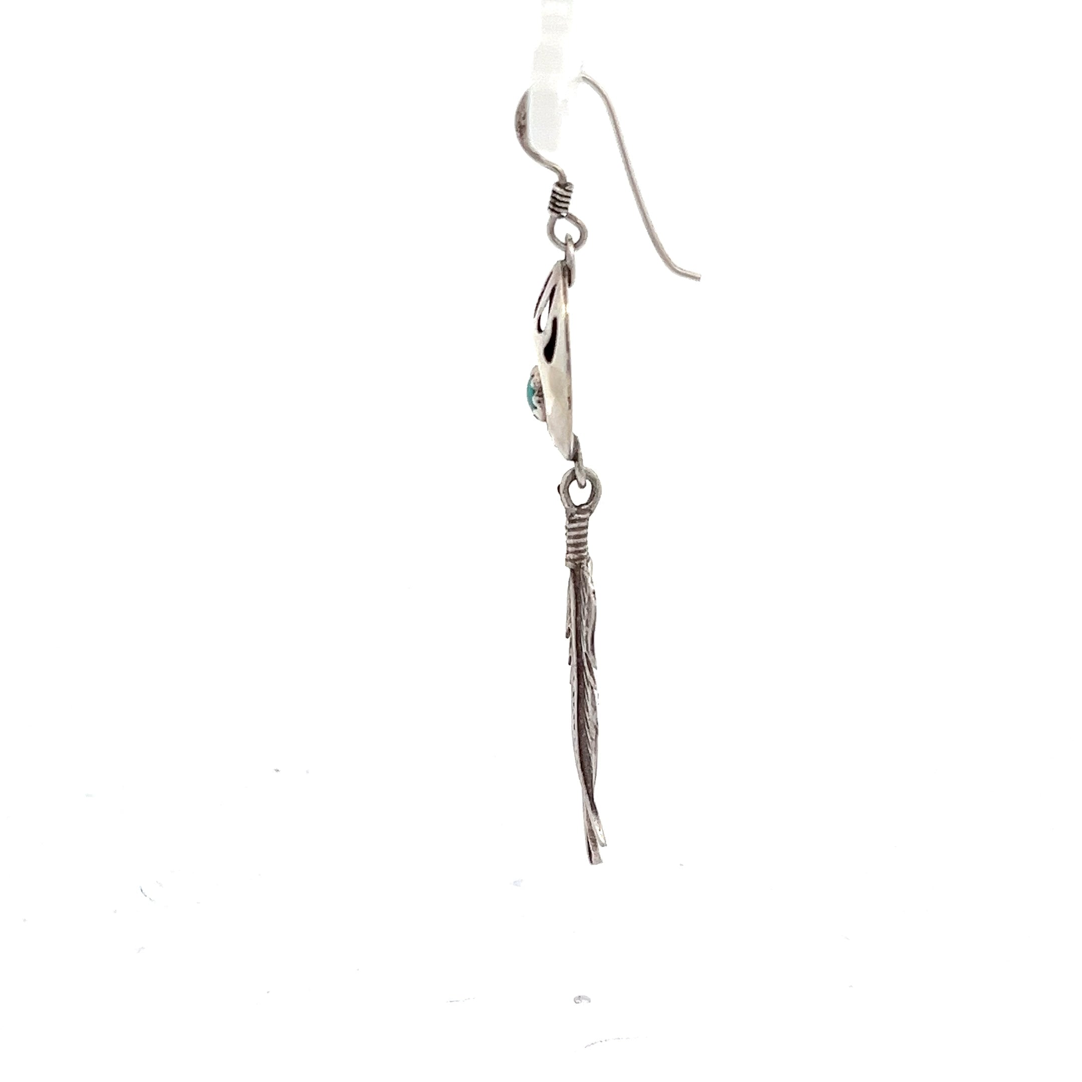 Navajo Ohrring Sterling Silber 925 mit türkisem Stein