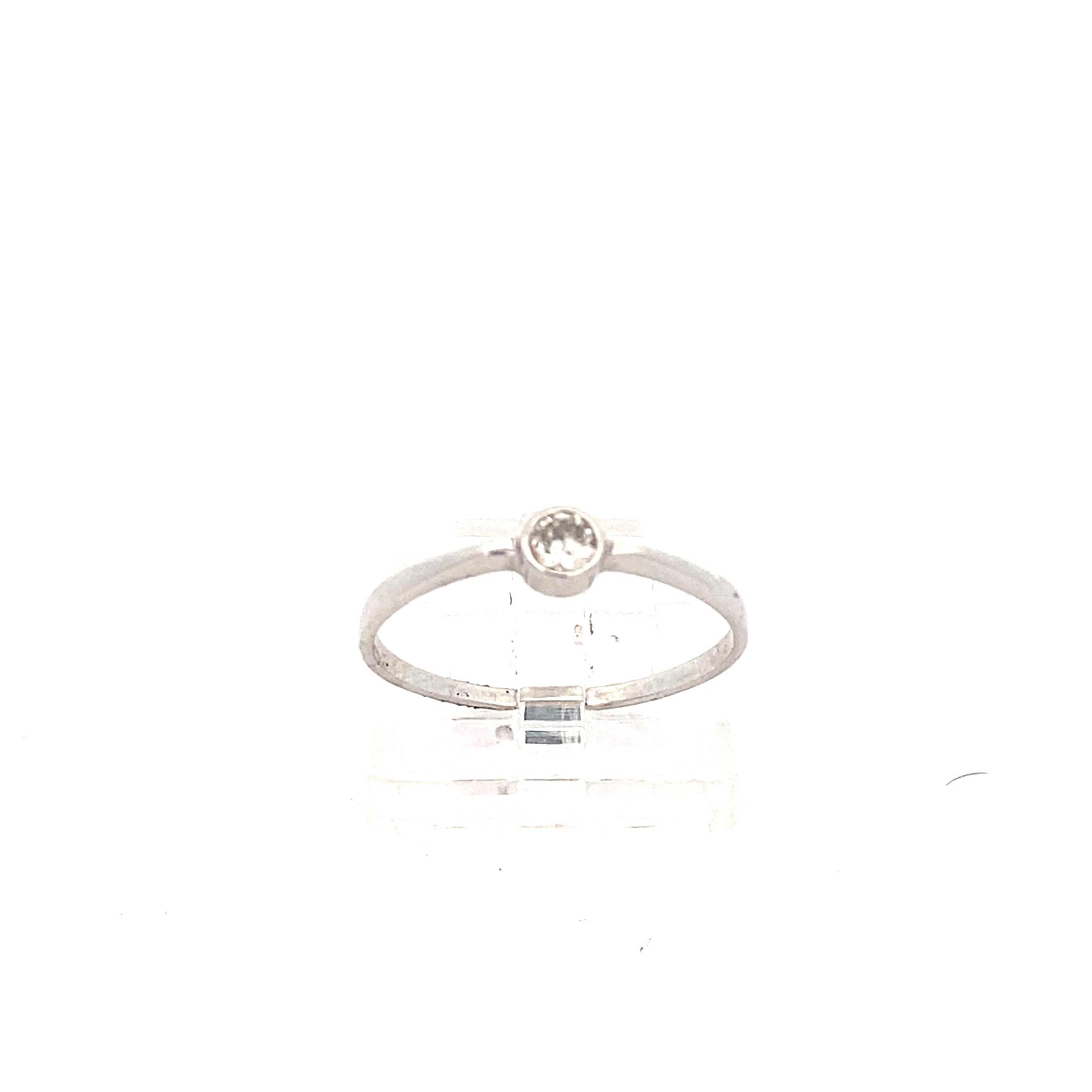 Brillant Ring Weißgold 585/14 Karat