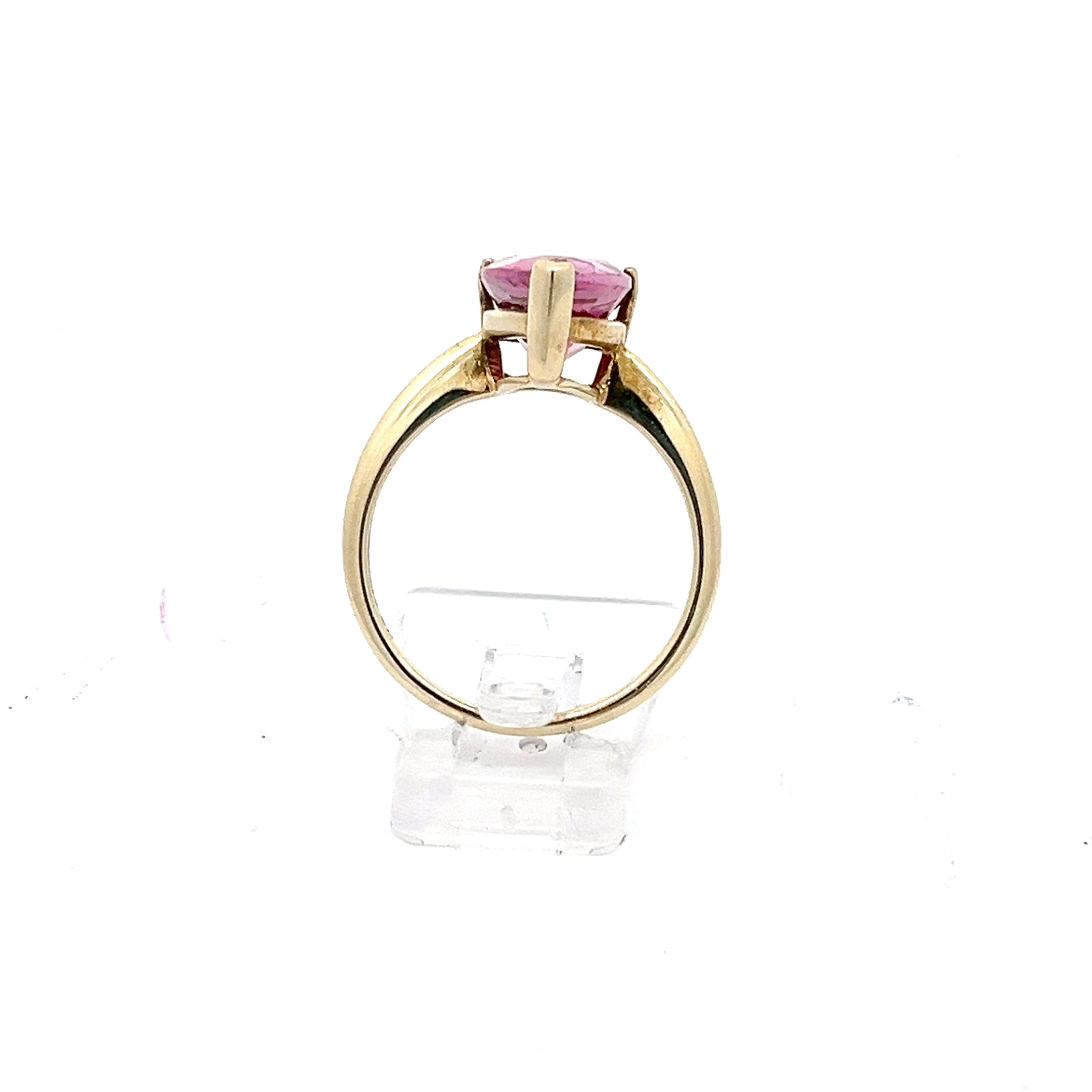 Kirsch Topas Goldring 375 9 Karat *55 mit Echtheitszertifikat