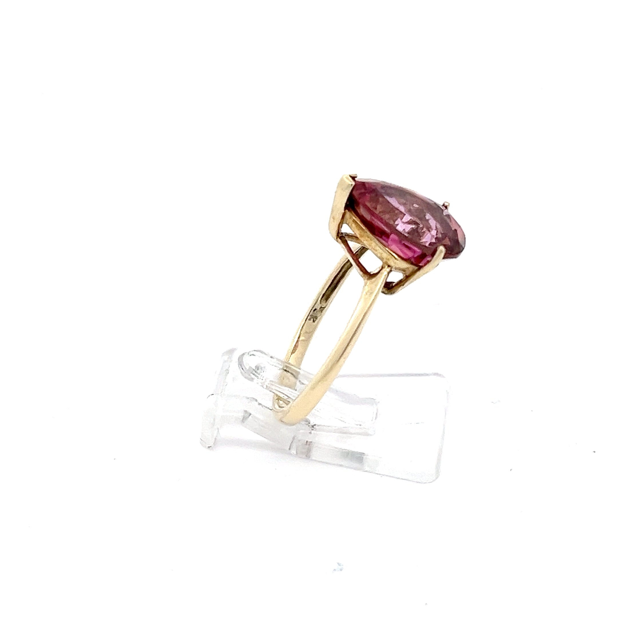 Kirsch Topas Goldring 375 9 Karat *55 mit Echtheitszertifikat