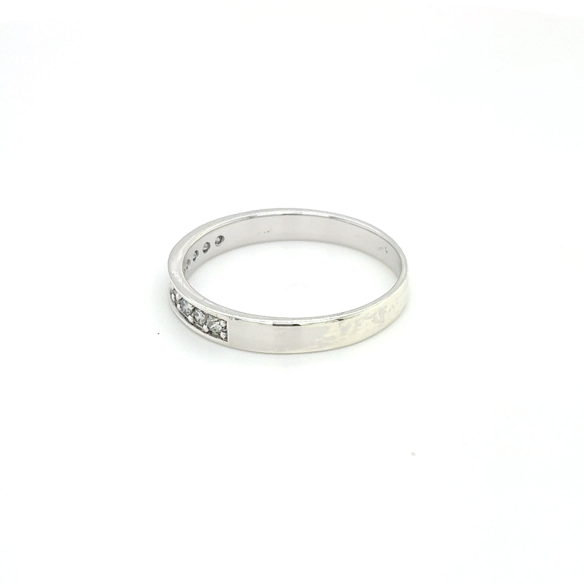 Damenring Weißgold 333 / 8 kt Gold Brillanten Gr. 56