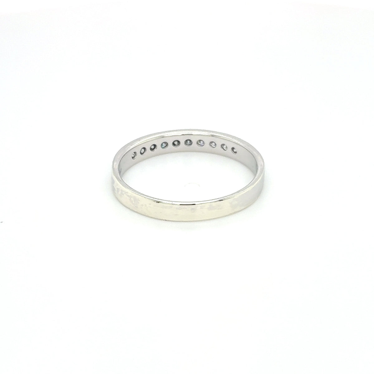 Damenring Weißgold 333 / 8 kt Gold Brillanten Gr. 56