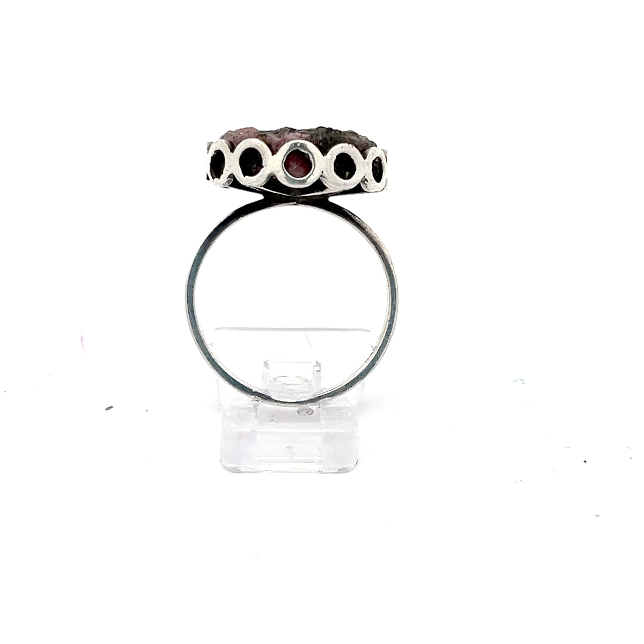 Rhodonit Silber Ring *54