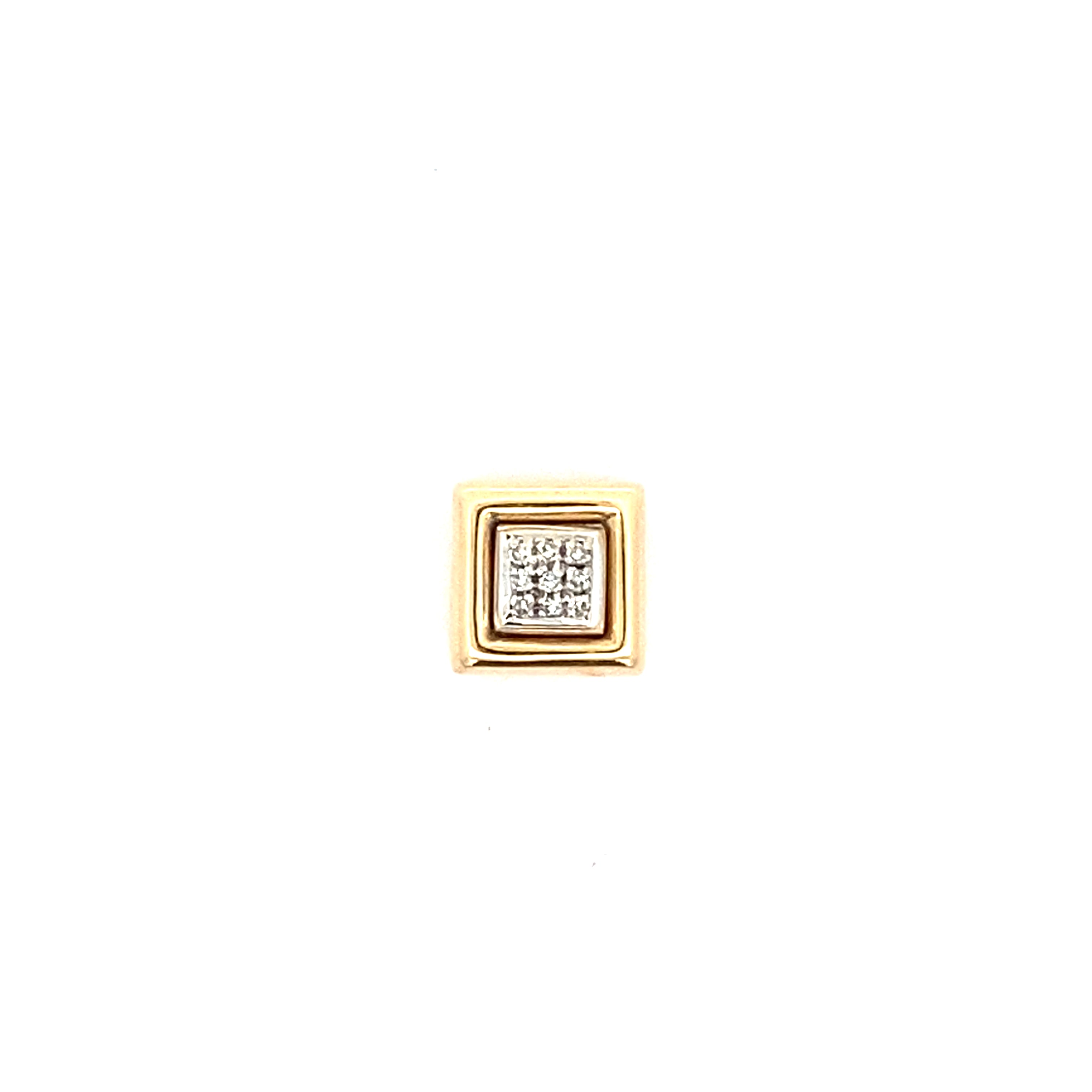 Schmuckanhänger Gelbgold 585 / 14 kt mit Brillanten