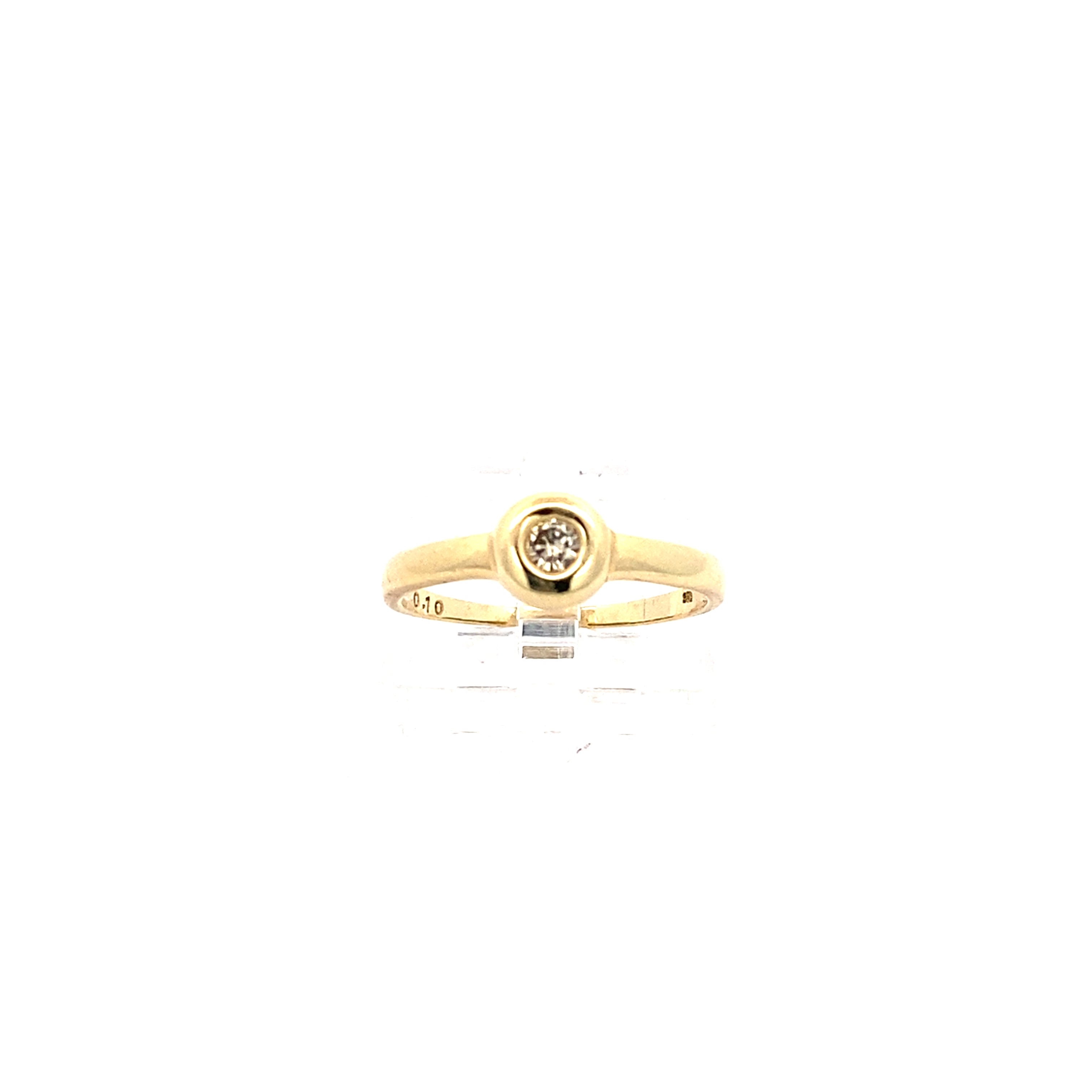 Brillantring Gelbgold 585 / 14 kt